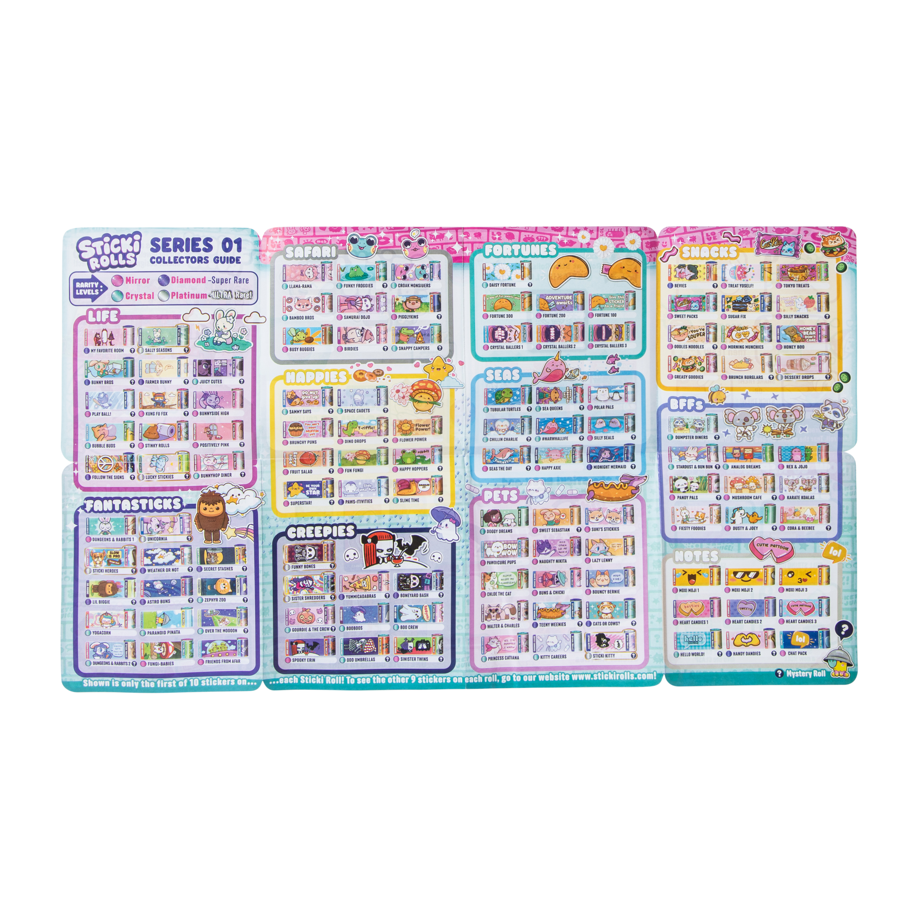 Sticki Rolls Sticker Bracelets Set