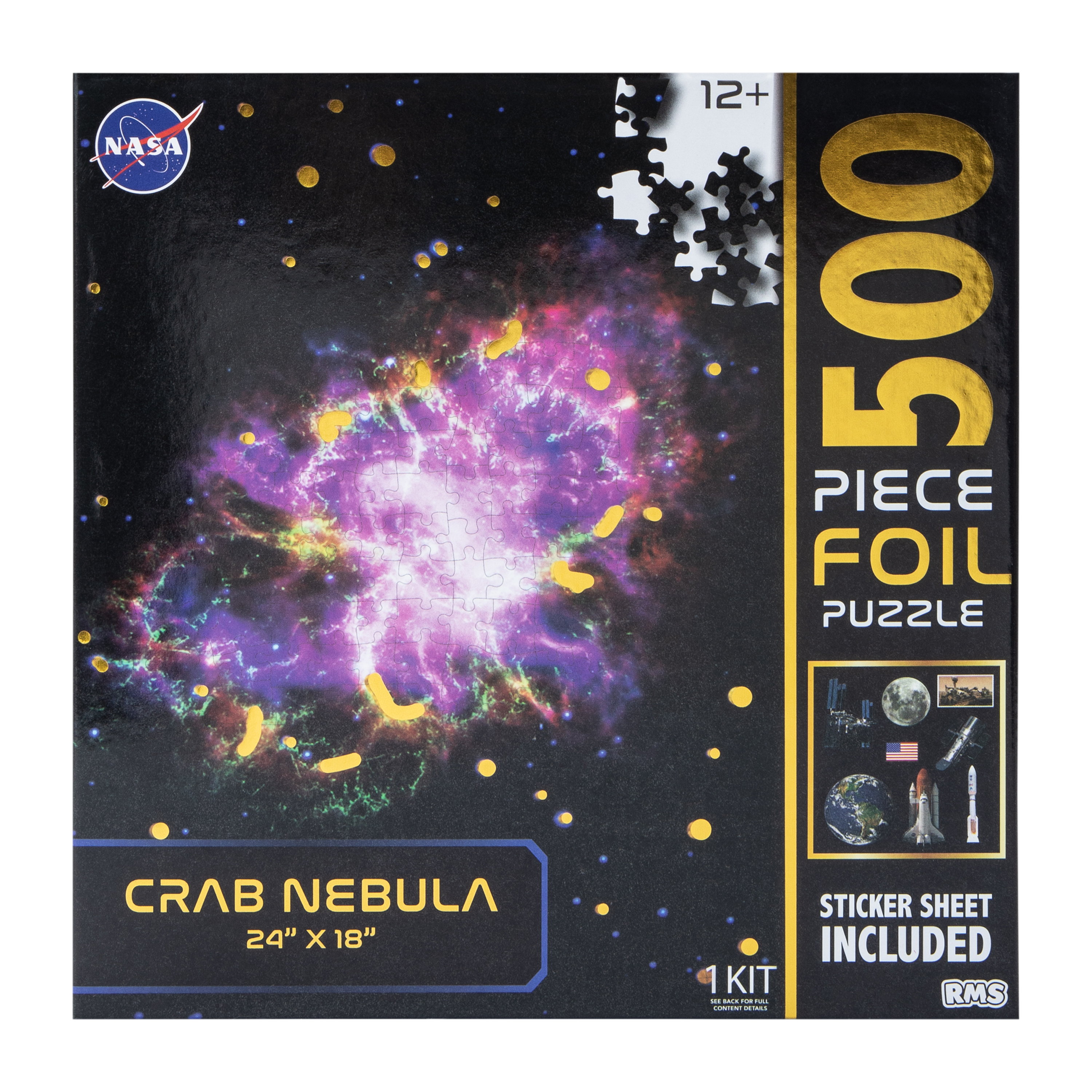 NASA Nebula Foil Puzzle 500-Pieces Kit | Five Below