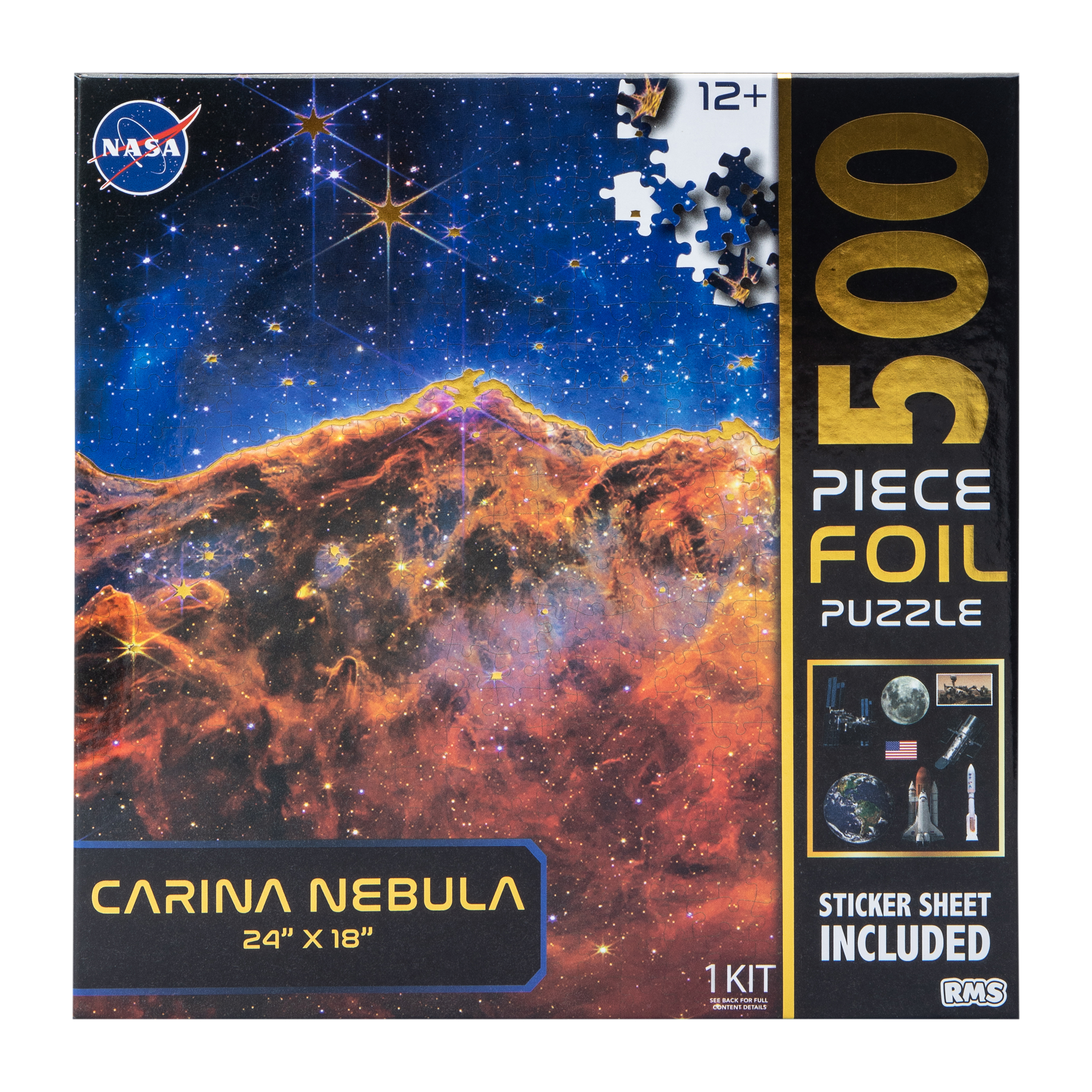 NASA Nebula Foil Puzzle 500-Pieces Kit