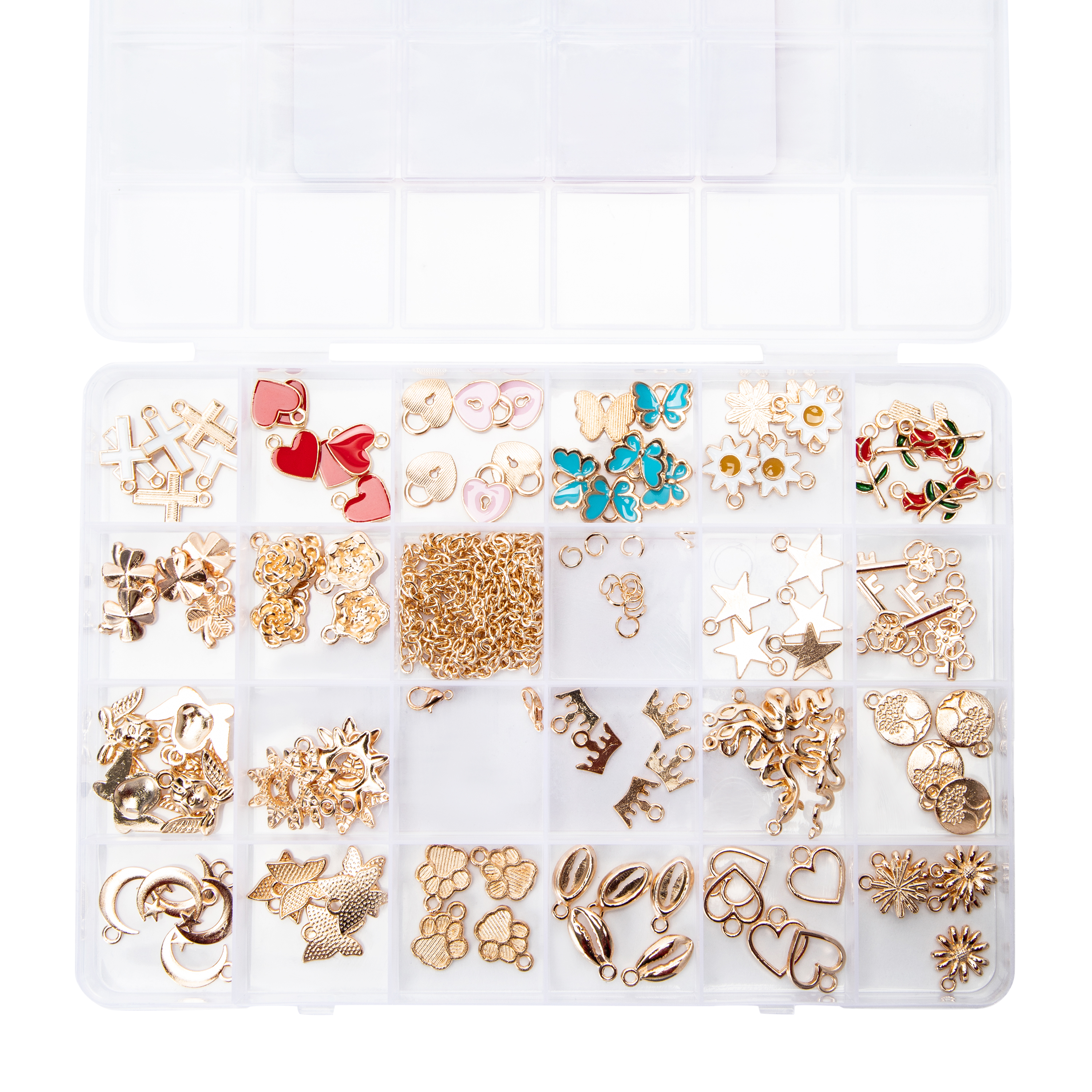 Charms & Chains Jewelry Set 110-Pieces