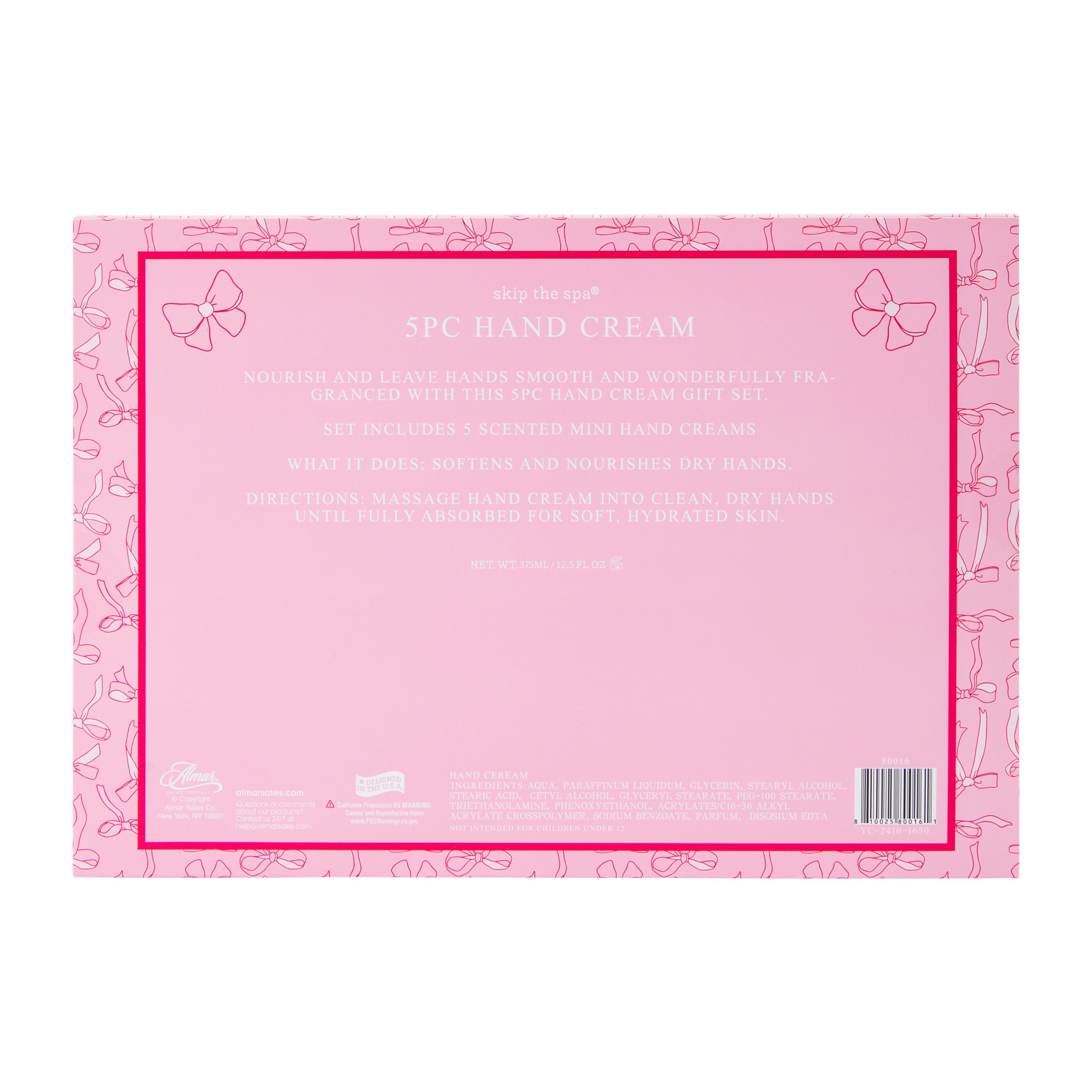 Skip The Spa® Hand Cream 5-Pack