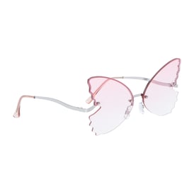 Polarized Butterfly Sunglasses with Acetate Temples 100% UV Protection Womens Butterfly Frame Sunglasses Gradient Color Lens Curved  main image 3