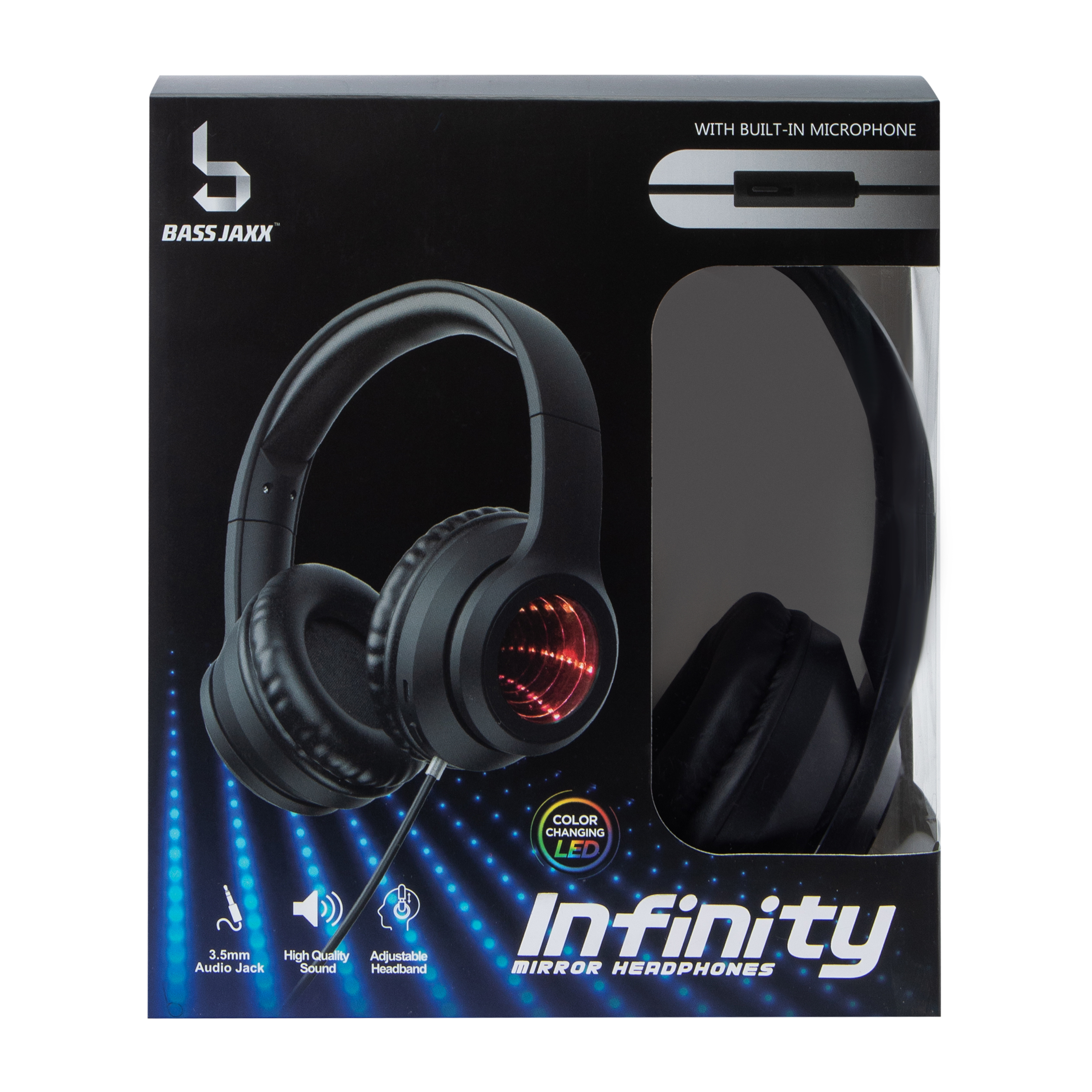 Infinity LED Wired Mirror Headphones