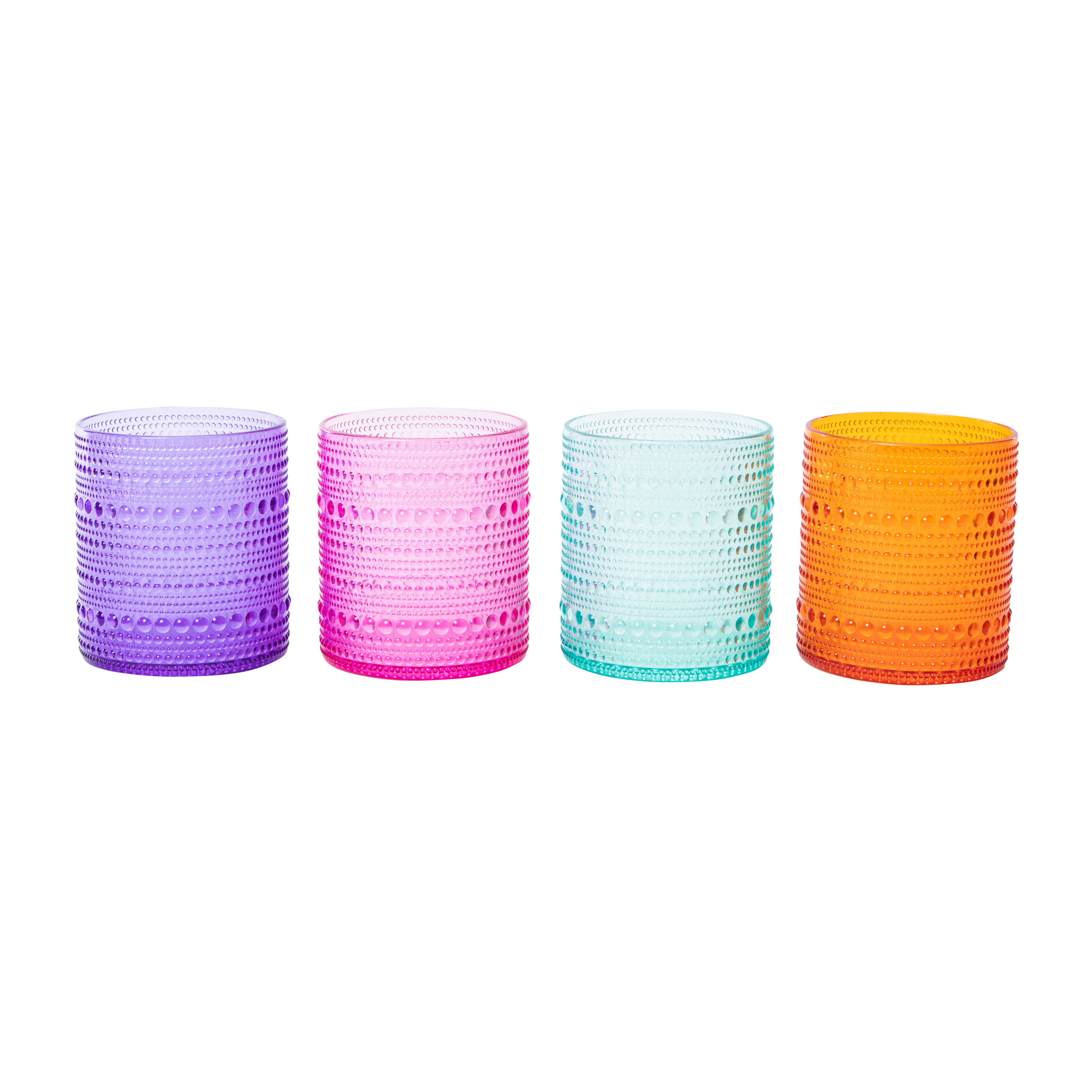 Translucent Tumbler Set 12oz 4-Pc