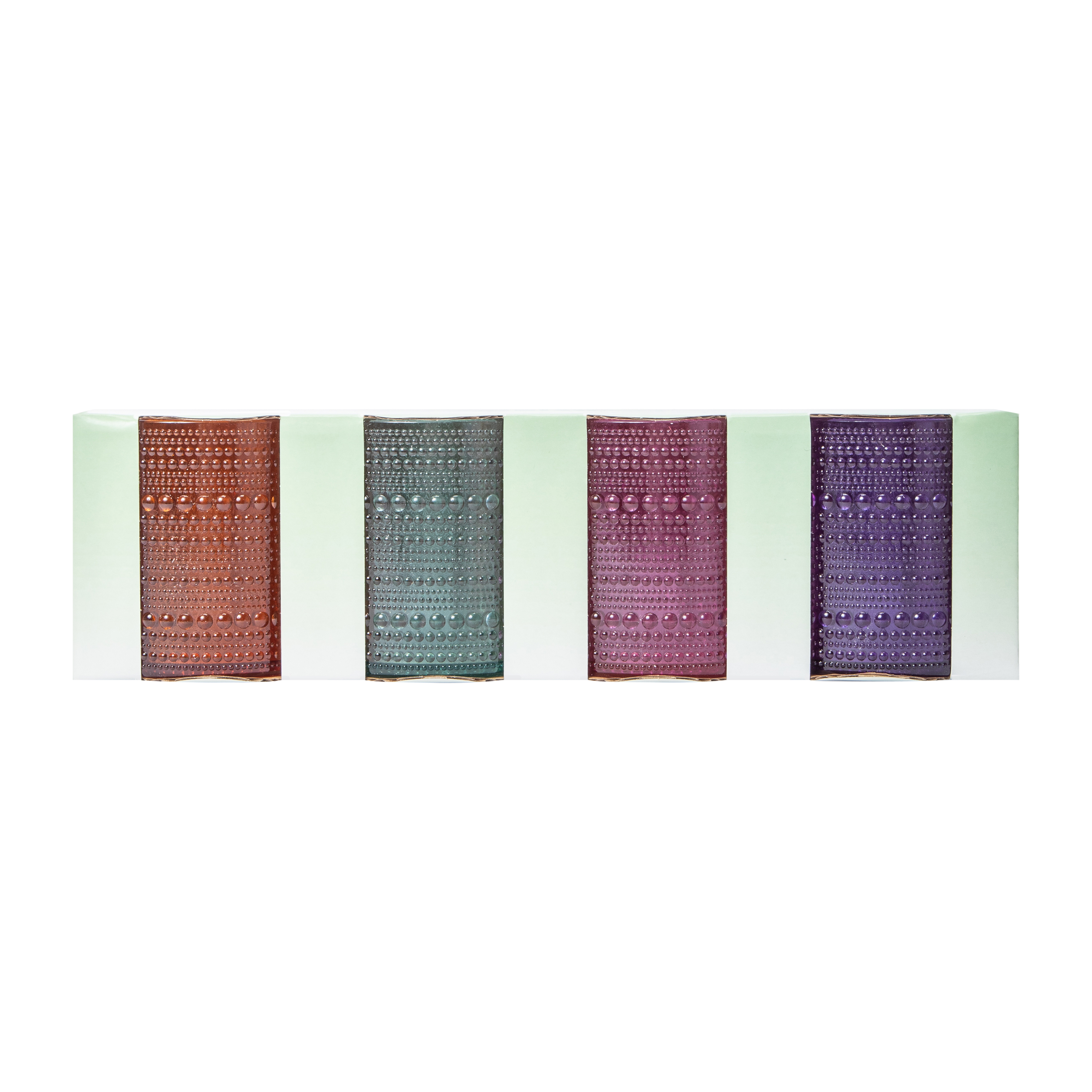 Translucent Tumbler Set 12oz 4-Pc