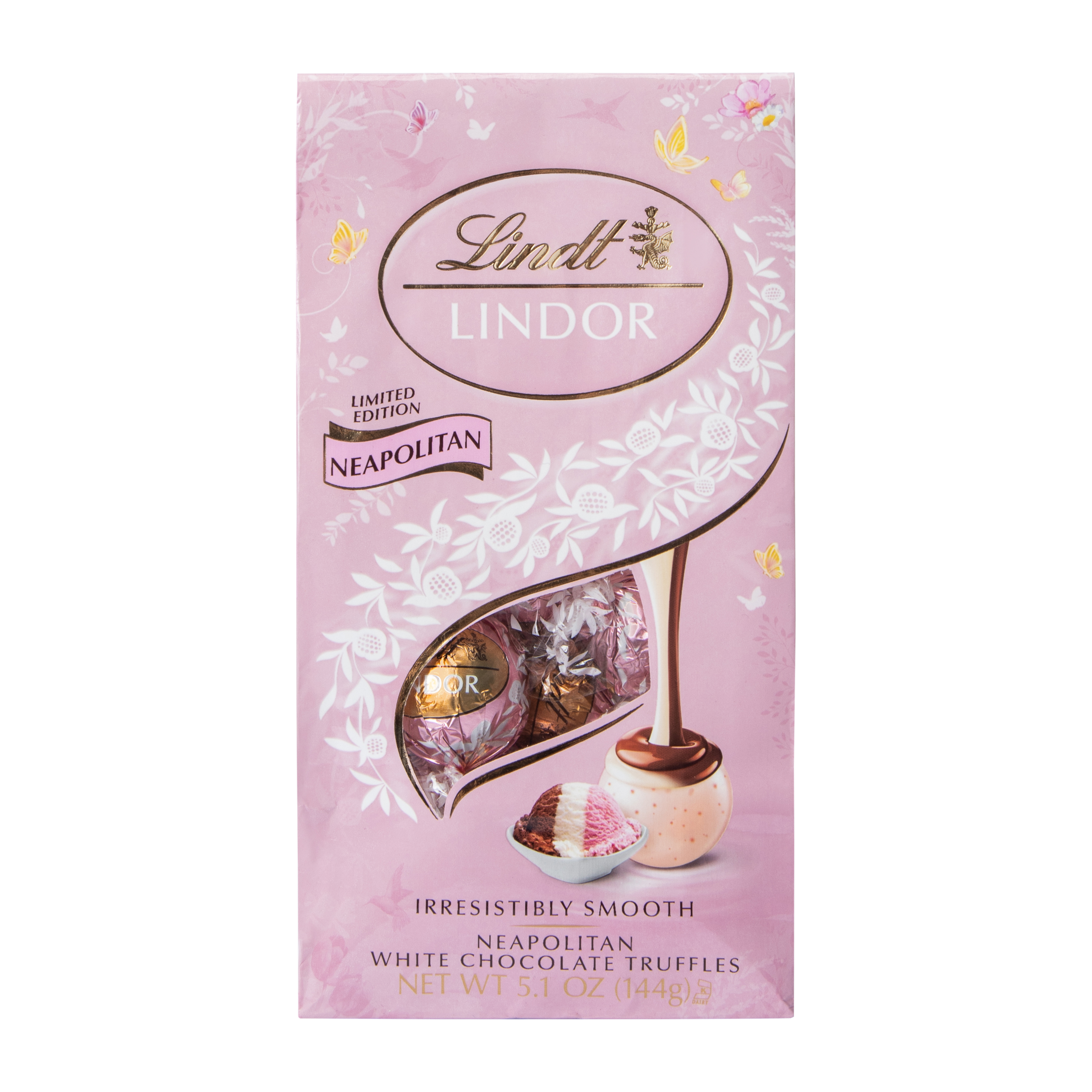 Lindt Lindor Limited Edition Neapolitan Chocolates 5.1oz