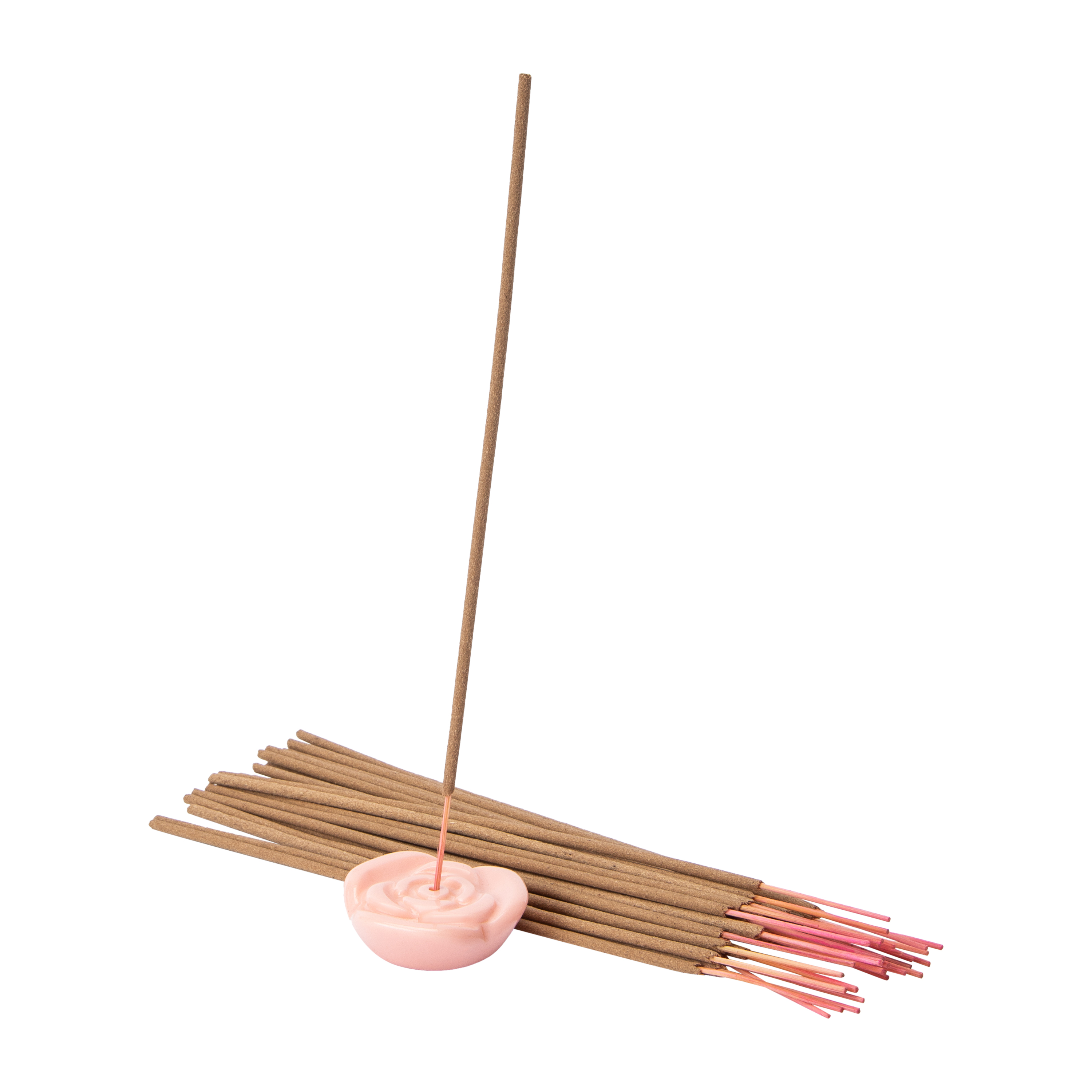 Spiritual Provisions® Harmonic Bloom Incense Sticks With Flower Holder 30-Count