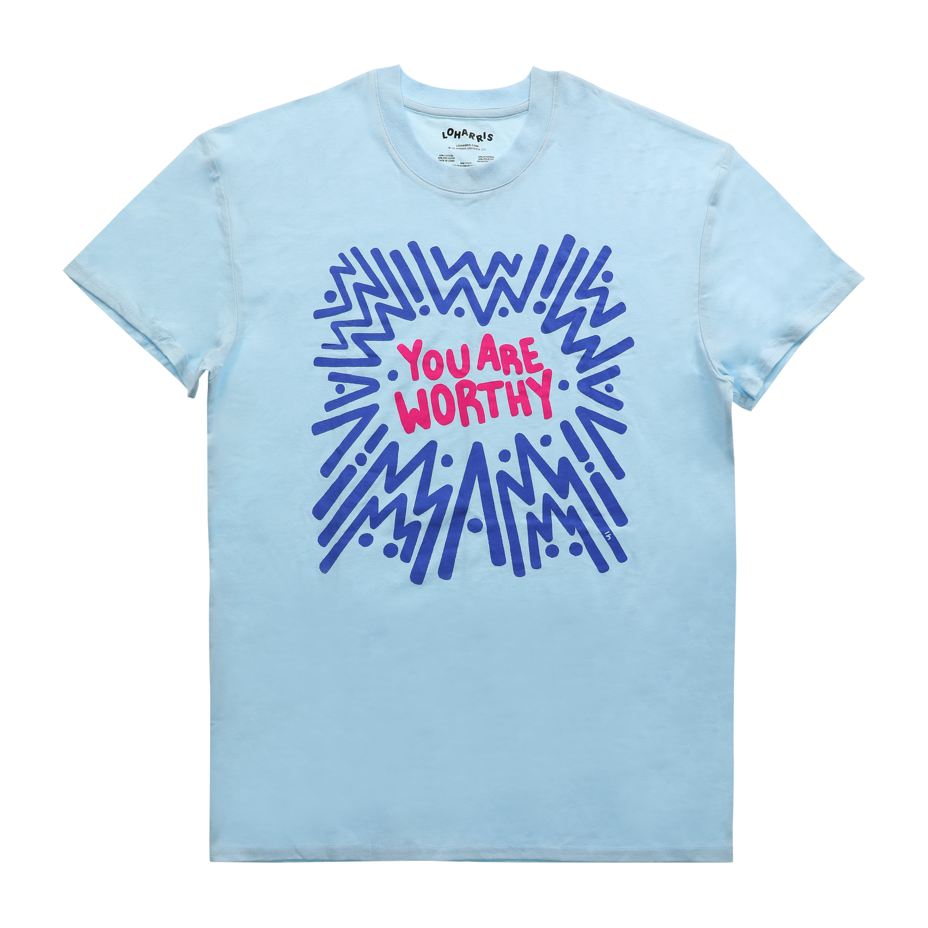 'You Are Worthy' by Lo Harris Graphic Tee