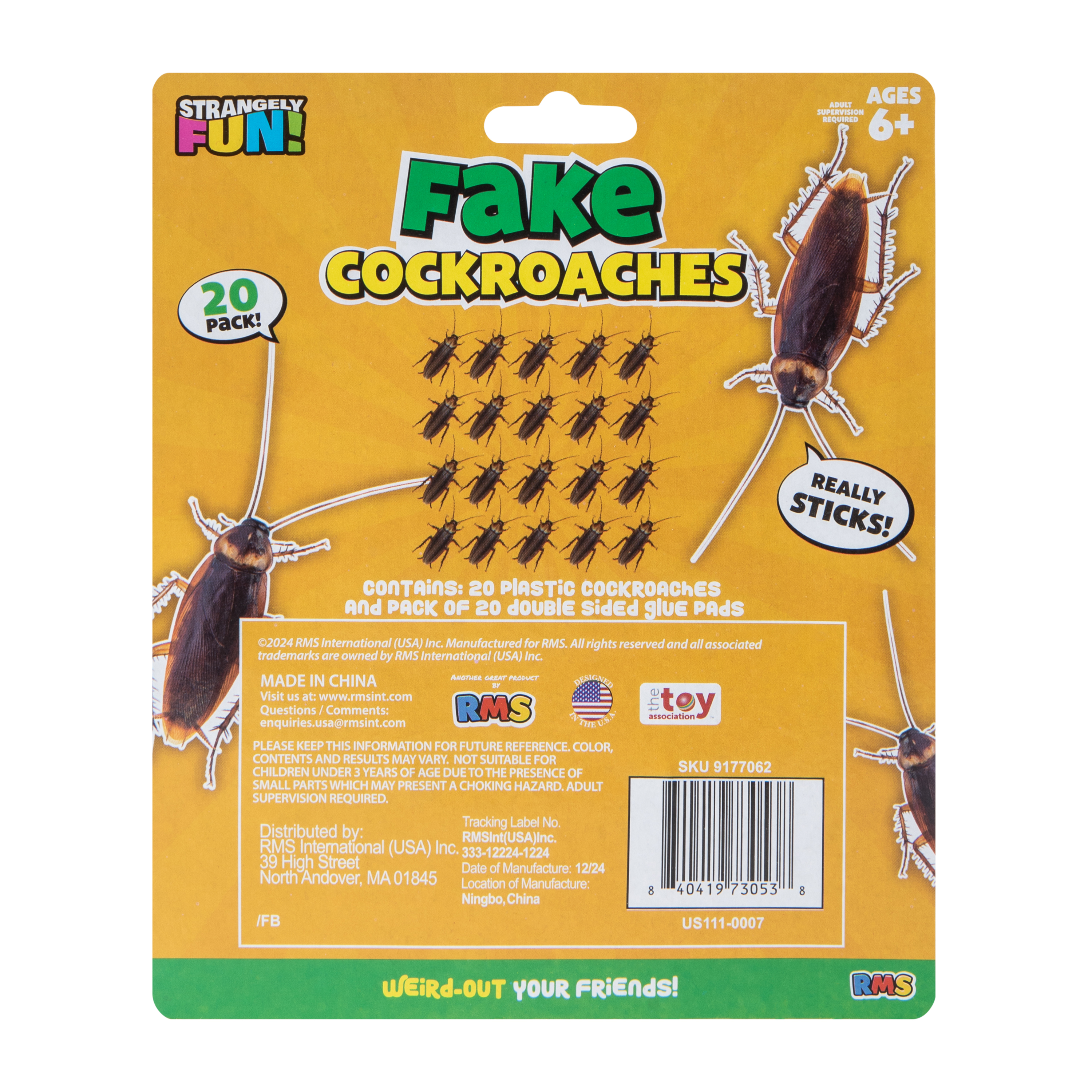 Strangely Fun! Fake Cockroaches 20-Pack