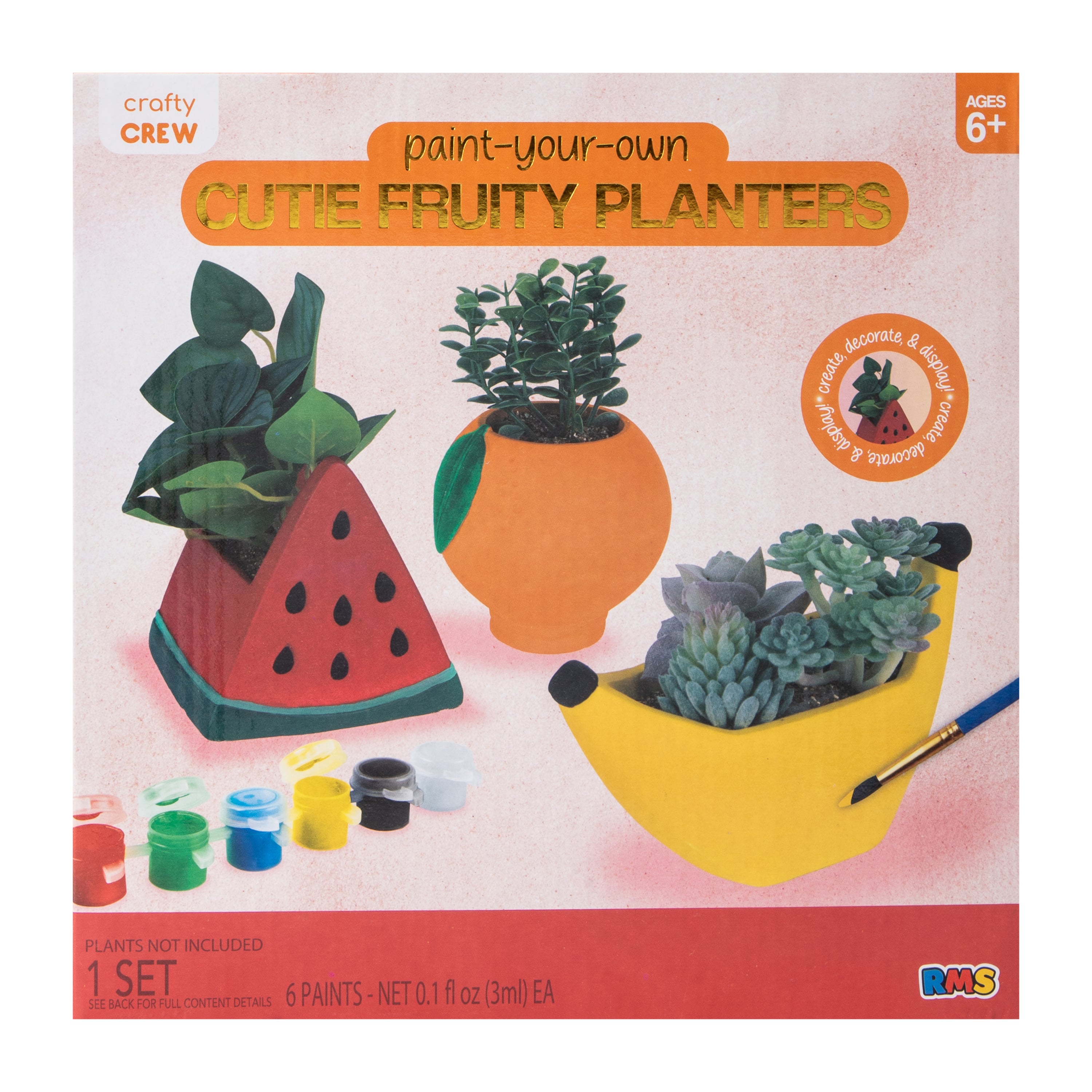 Paint Your Own Planters Kit 3-Count | Five Below