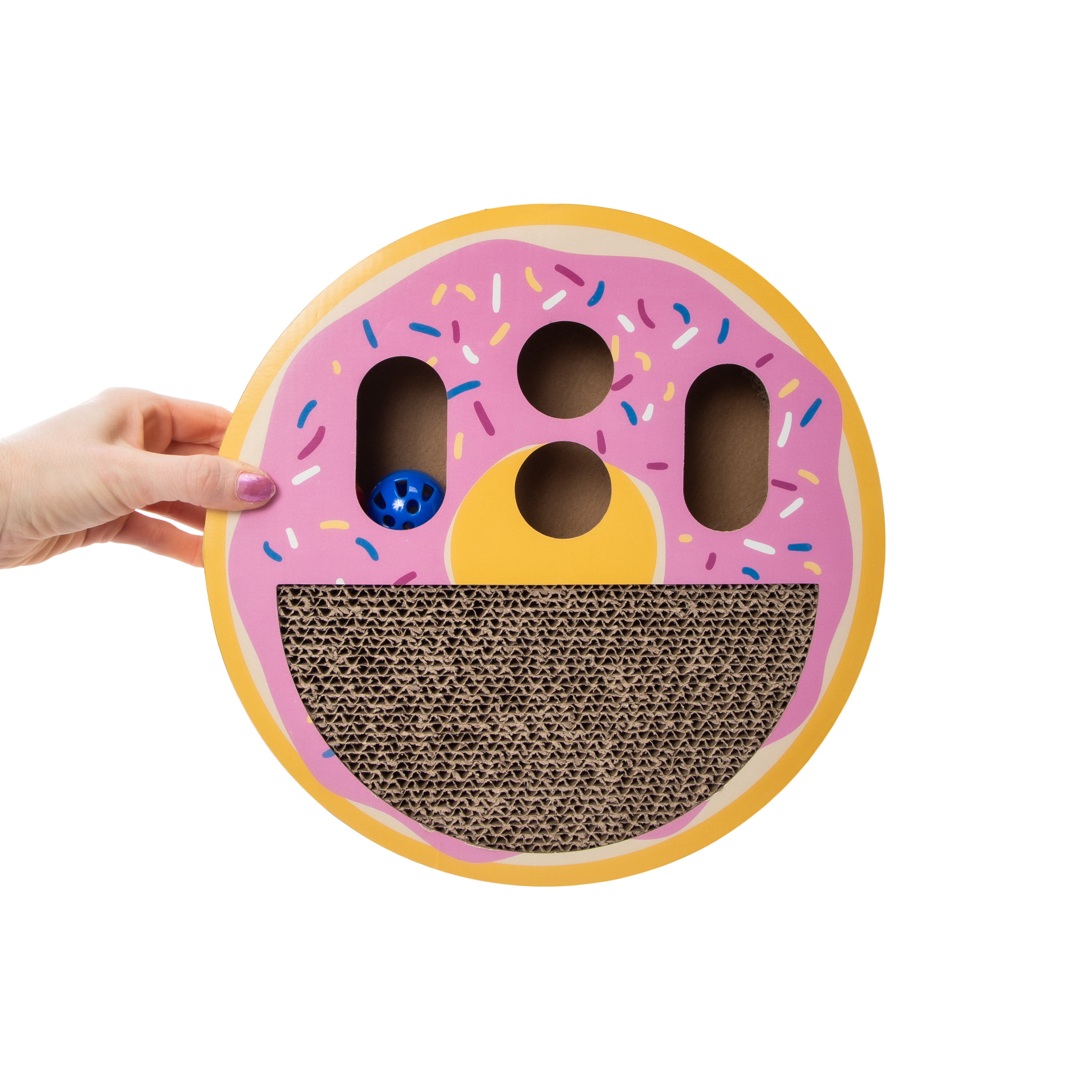 Donut Cat Scratcher Toy