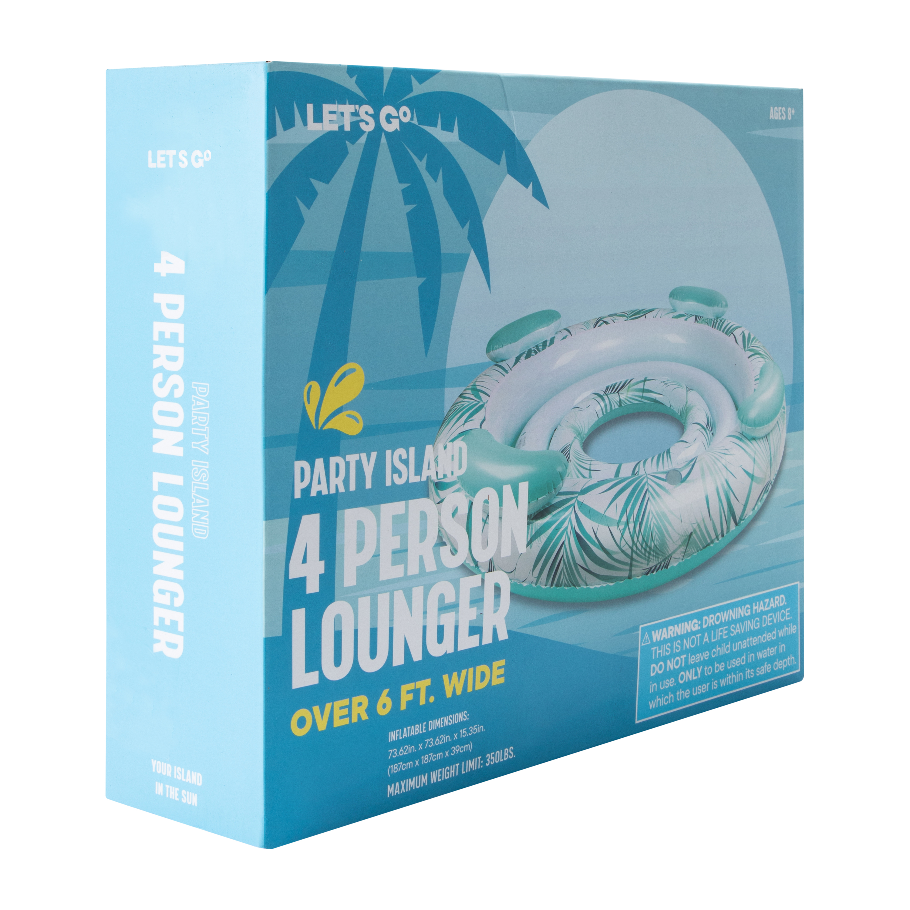 Party Island 4-Person Lounger