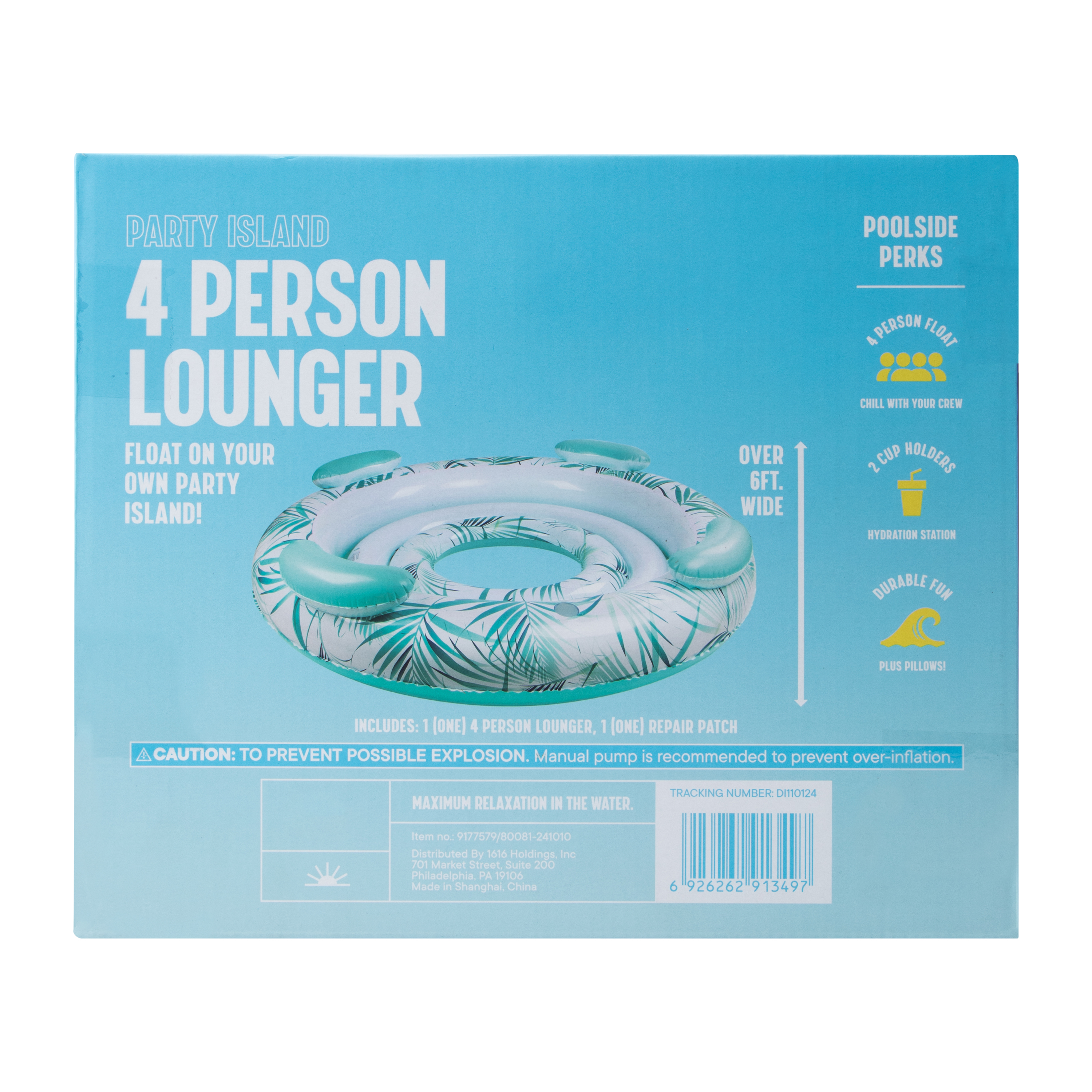 Party Island 4-Person Lounger