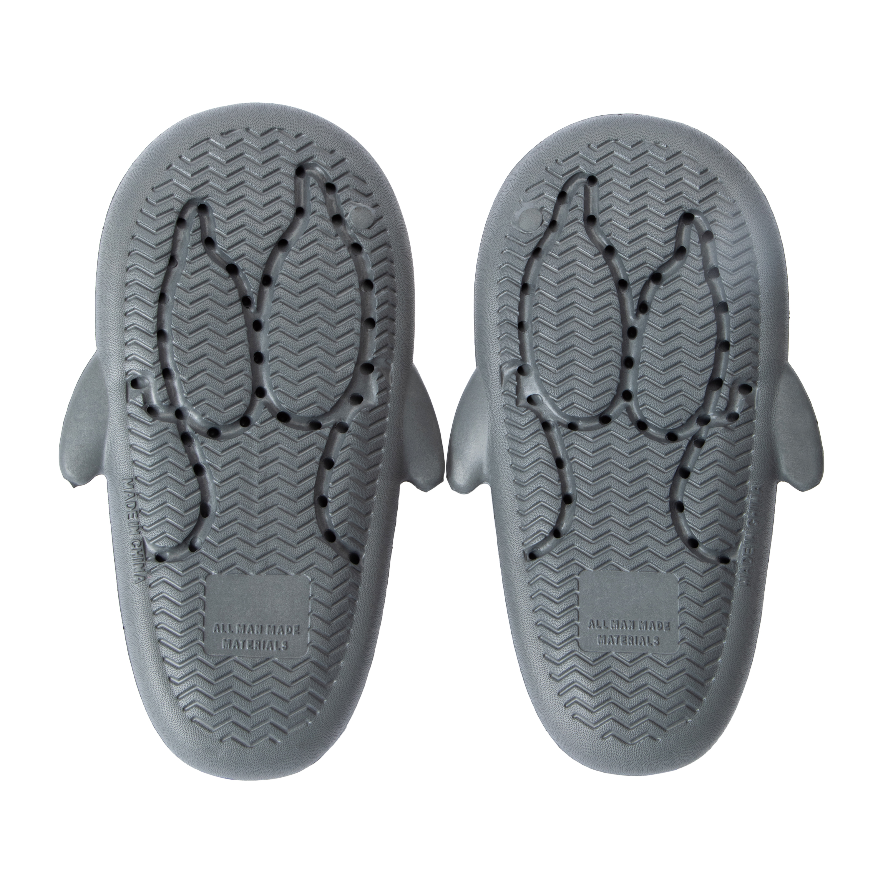 Juniors Sole Mates Shark Slides