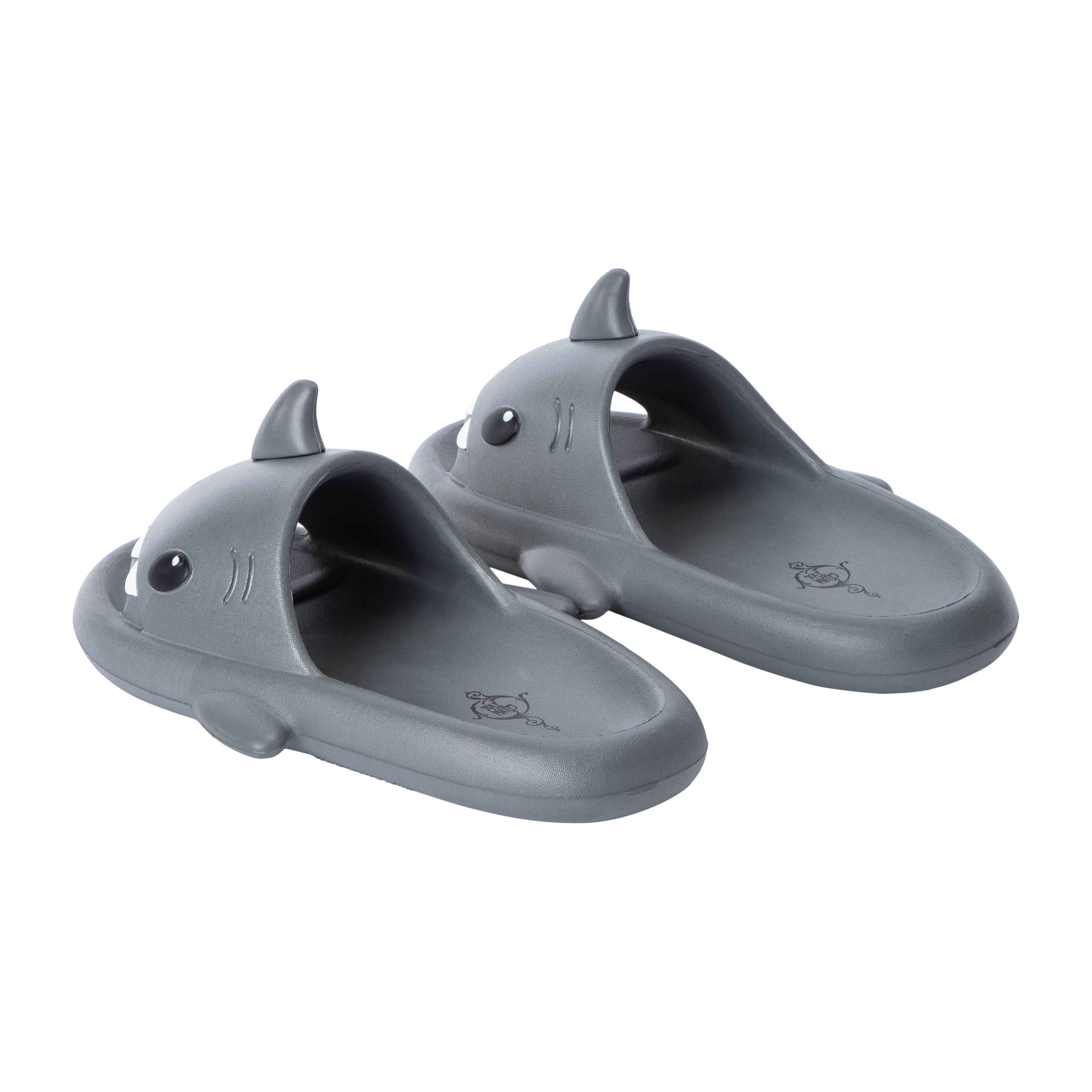 Juniors Sole Mates Shark Slides