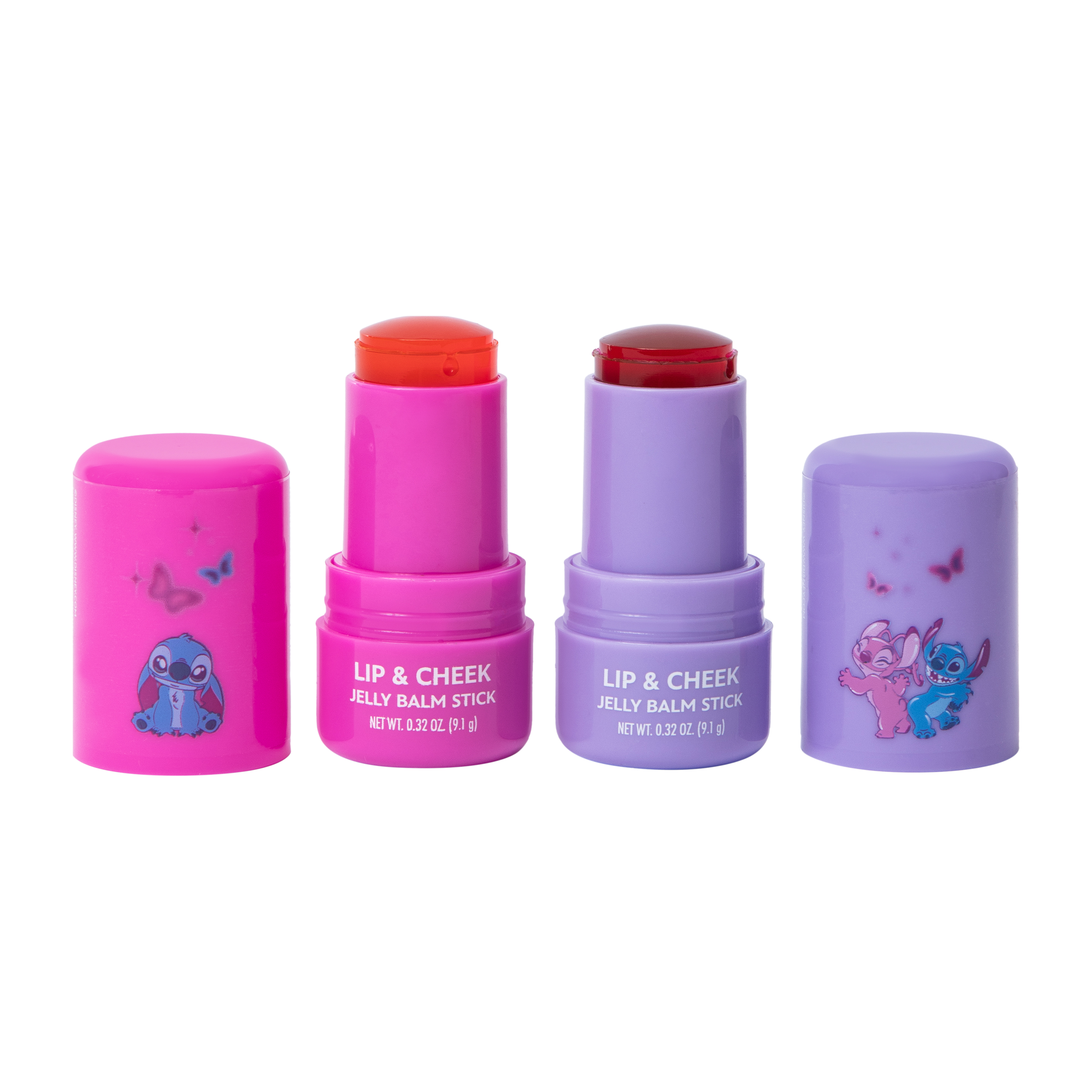 Disney Stitch Lip & Cheek Jelly Balms Twin Pack 0.6oz