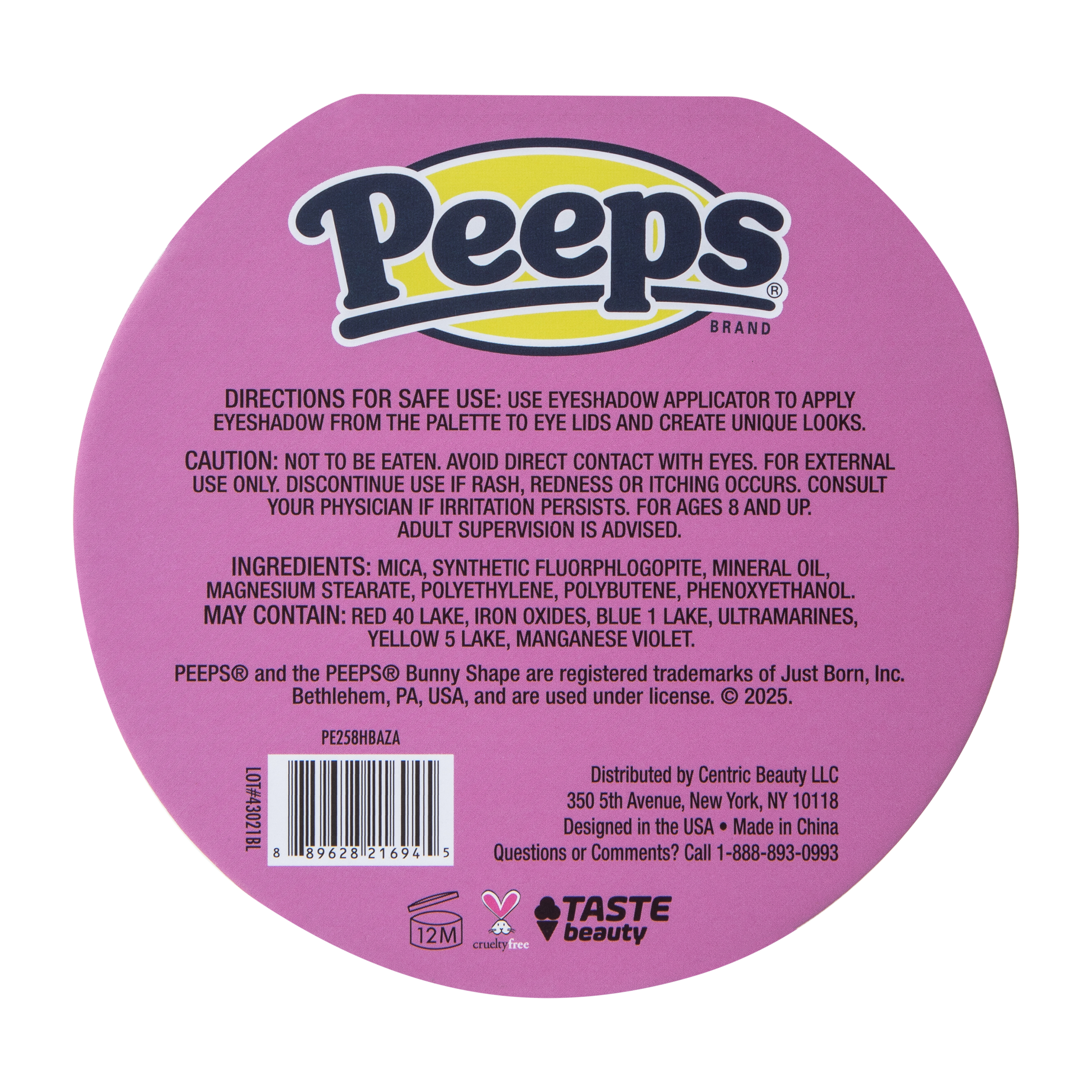 Peeps® Eyeshadow Palette 0.25oz