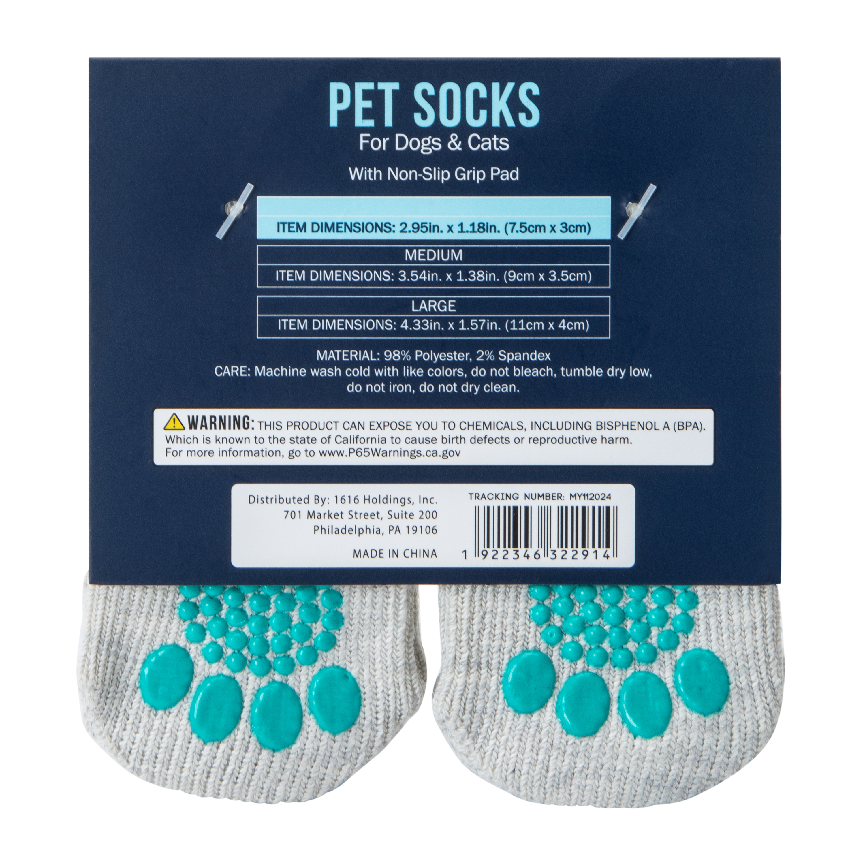 Printed Pet Socks For Dogs & Cats