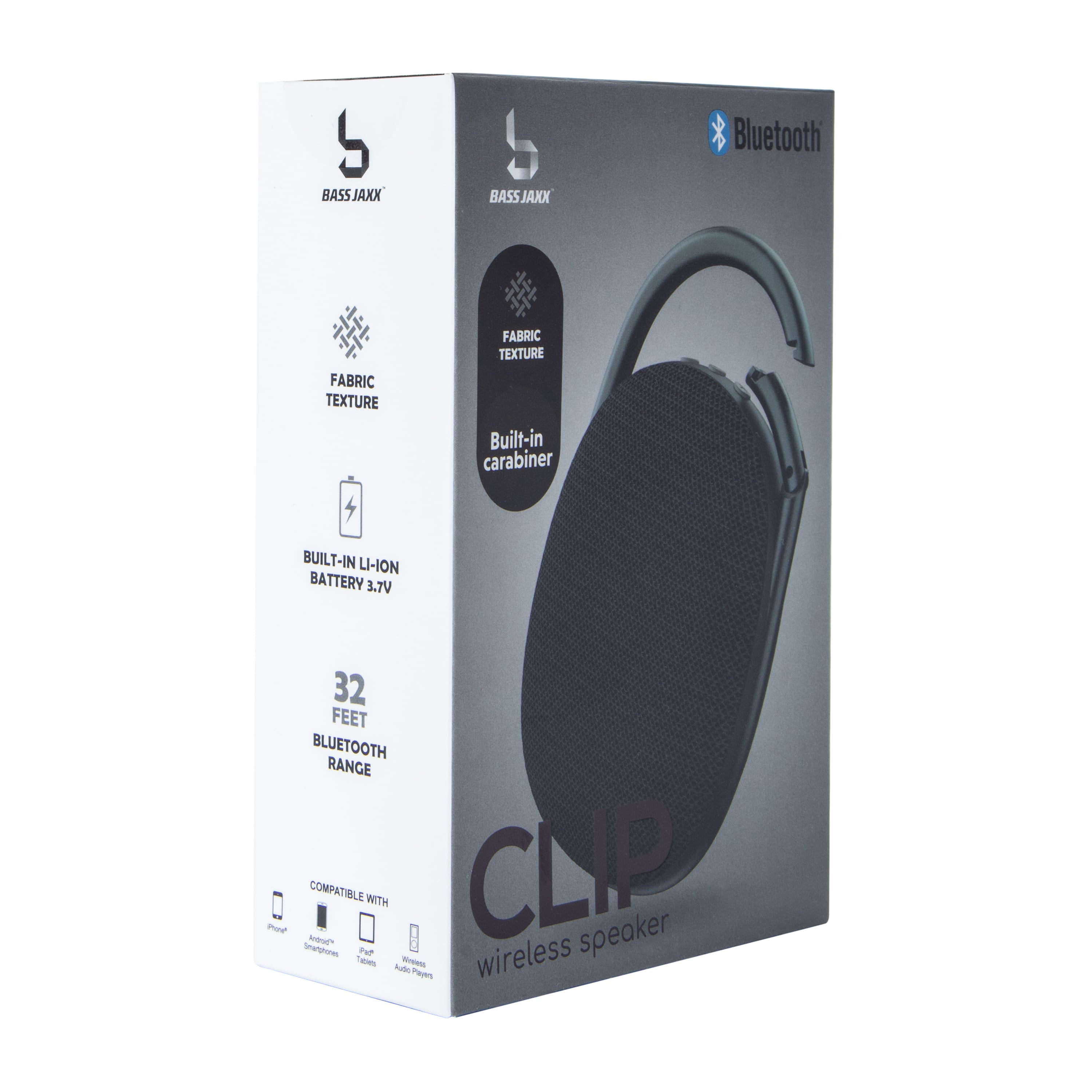 Bass Jaxx™ Clip Bluetooth® Wireless Speaker