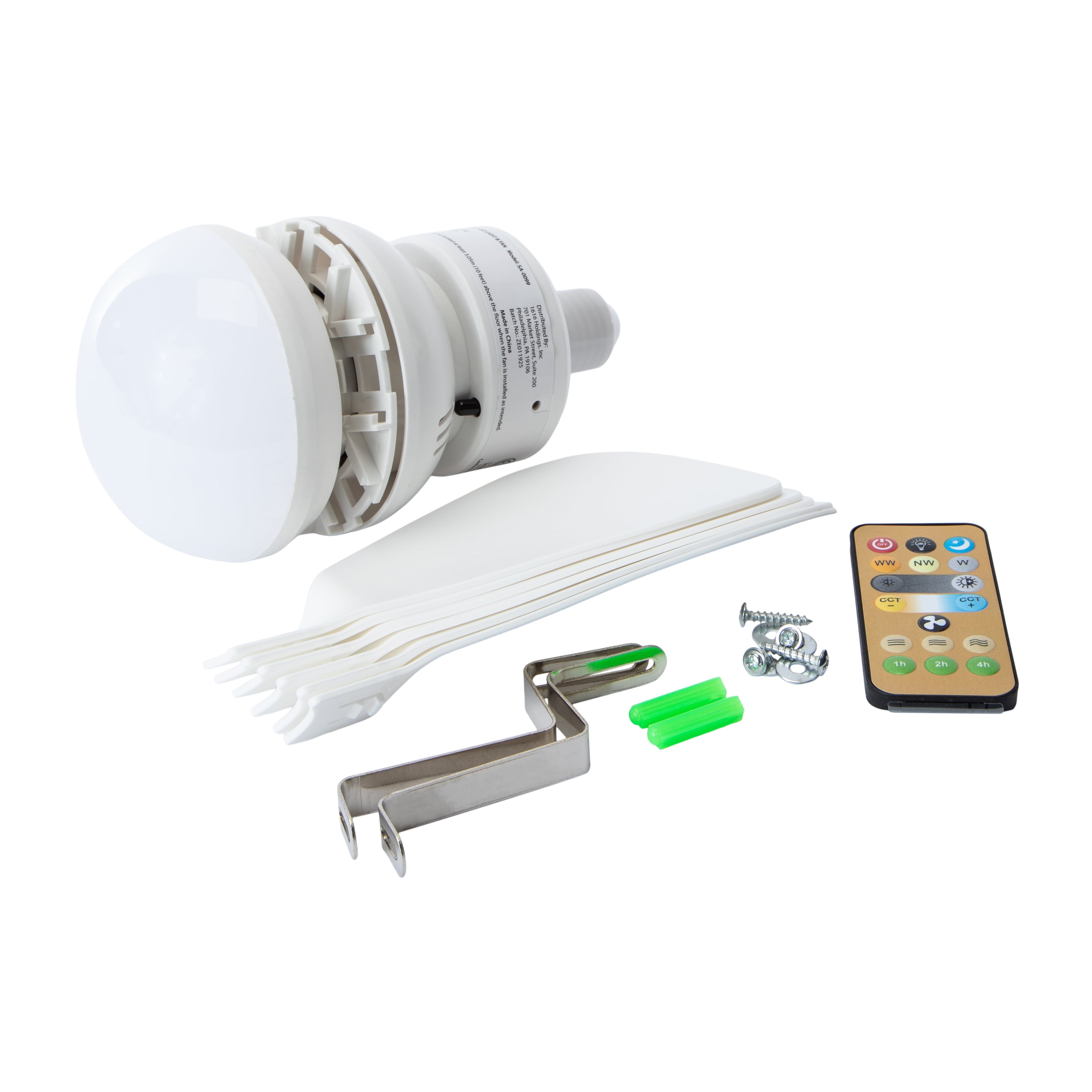 Socket Light Fan
