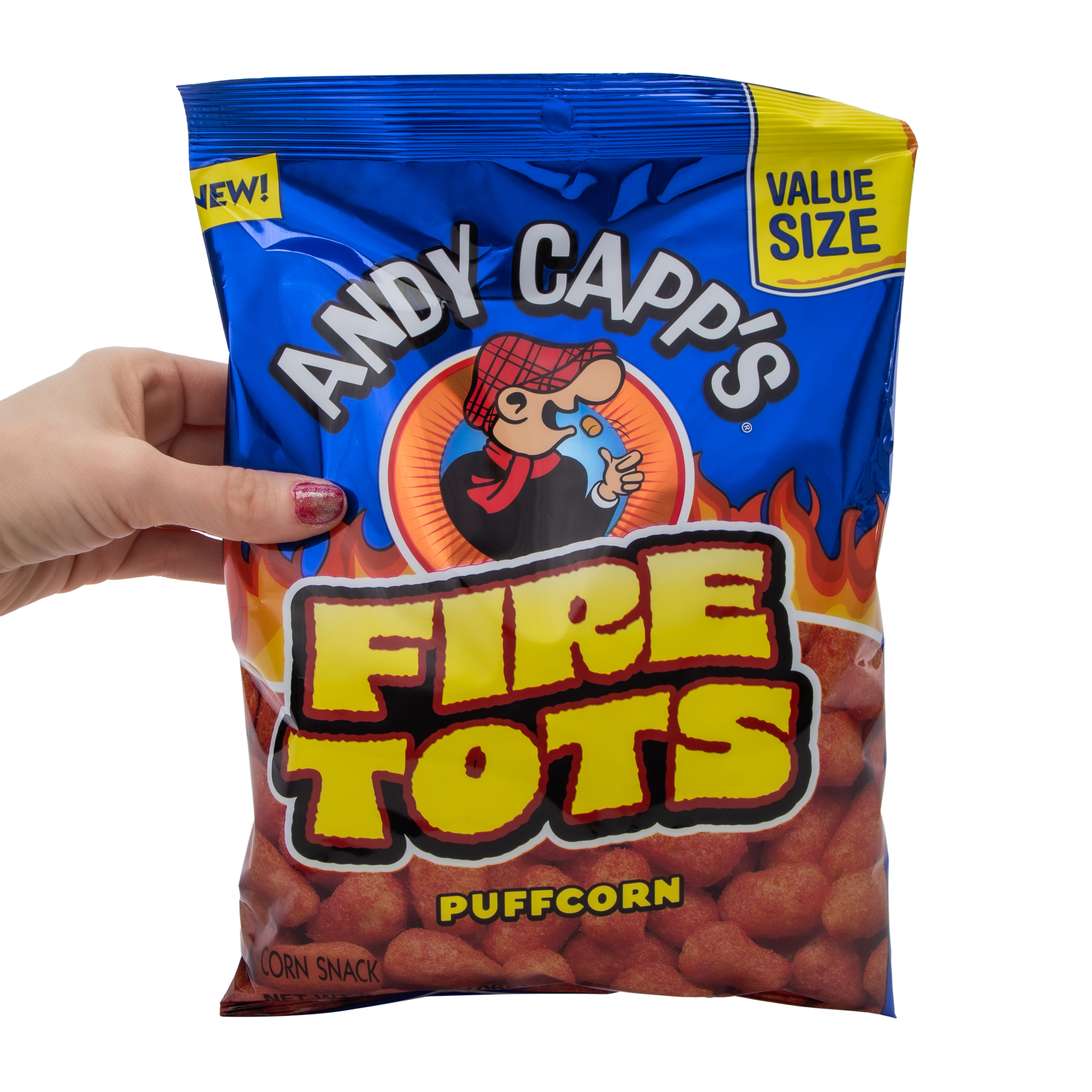Andy Capp's Fire Tots Puffcorn 3.75oz