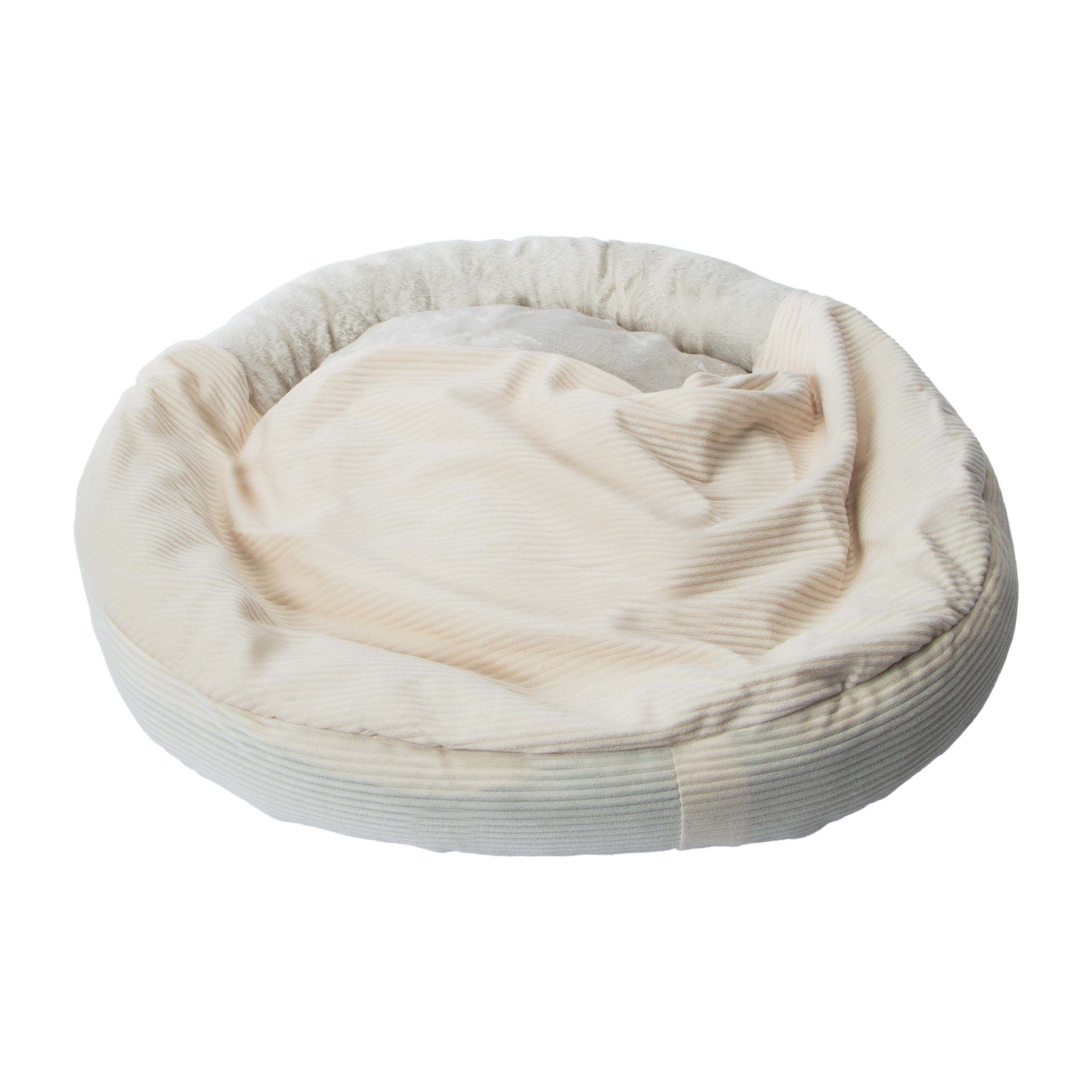 Round Canopy Pet Bed For Cats & Dogs