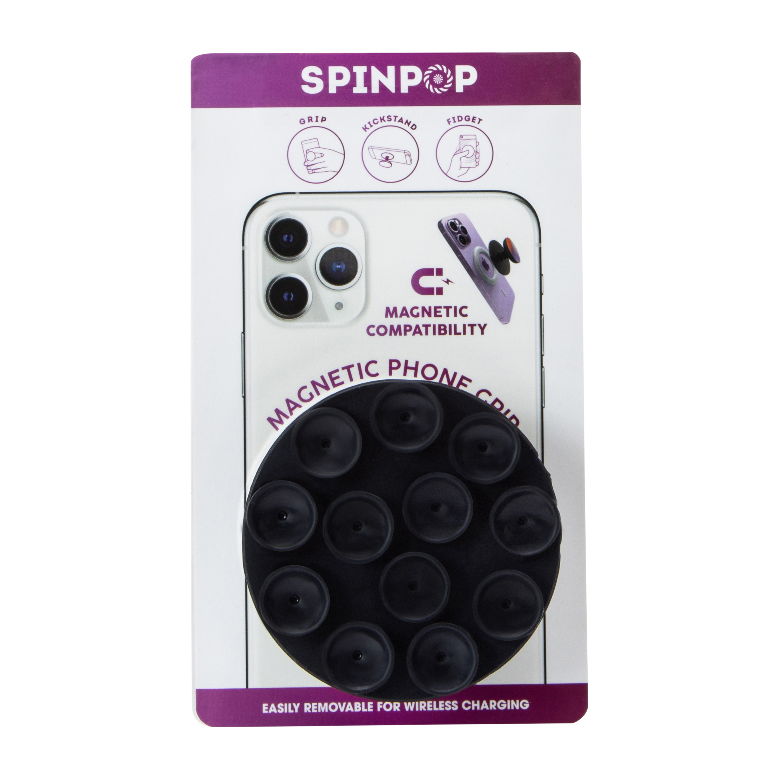 Spinpop Phone Suction Grip Stand