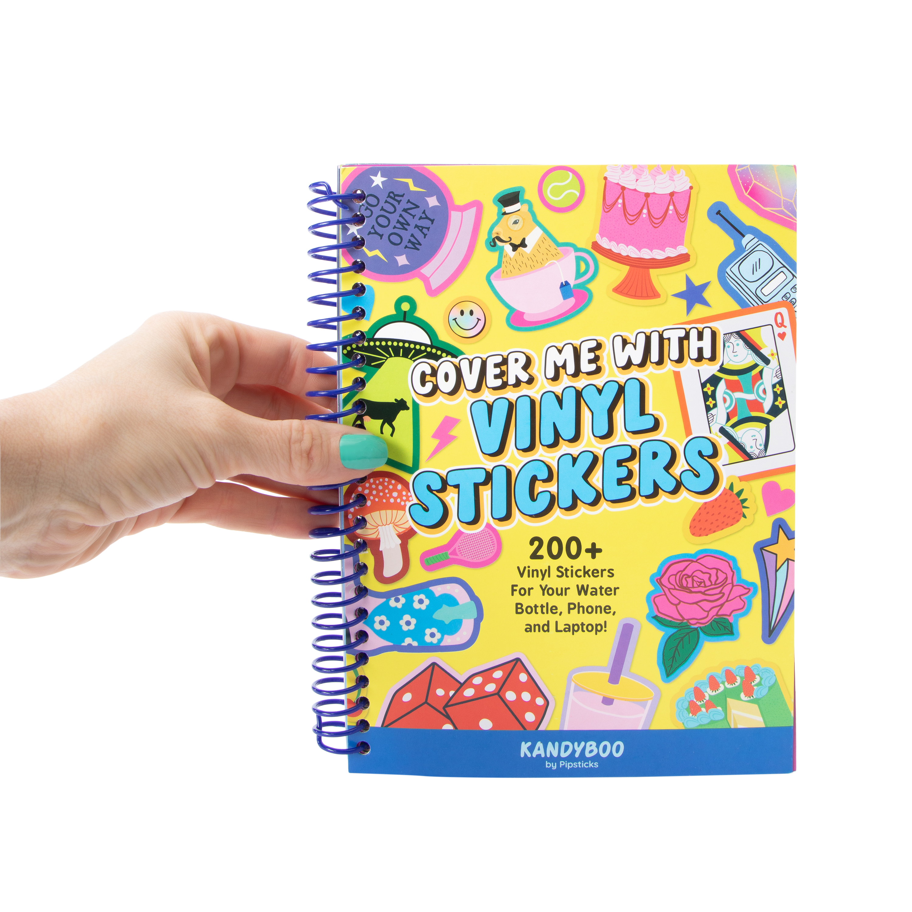 Cover Me With Vinyl Stickers Book
