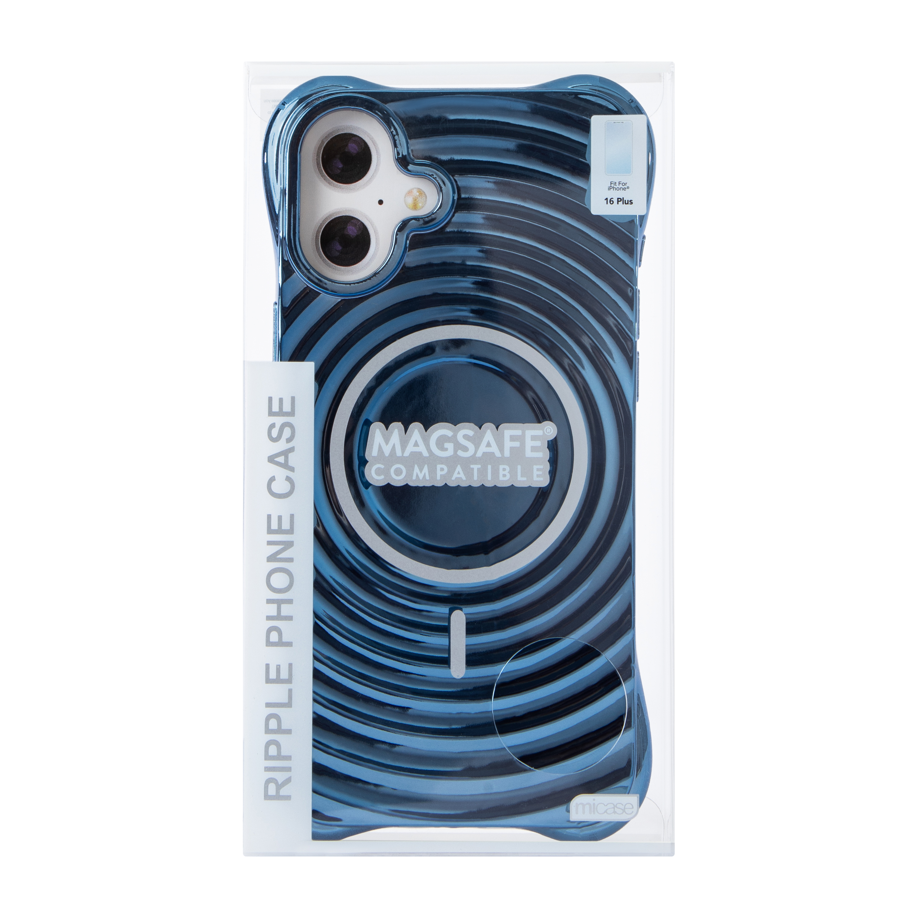 iPhone 16 Plus® Wavy Textured MagSafe® Compatible Phone Case