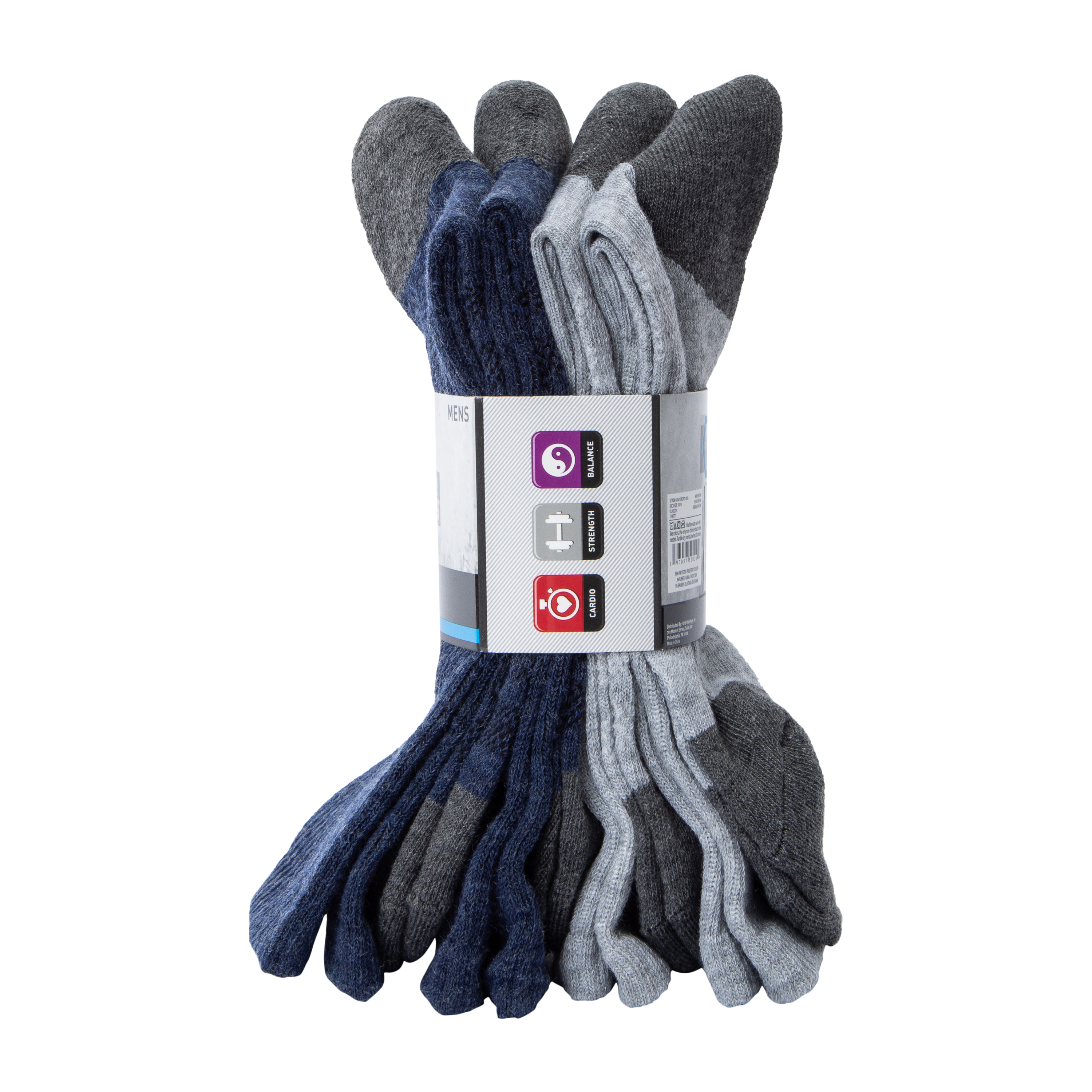 Young Men's Series-8 Fitness™ Performance Crew Socks  4-Pack