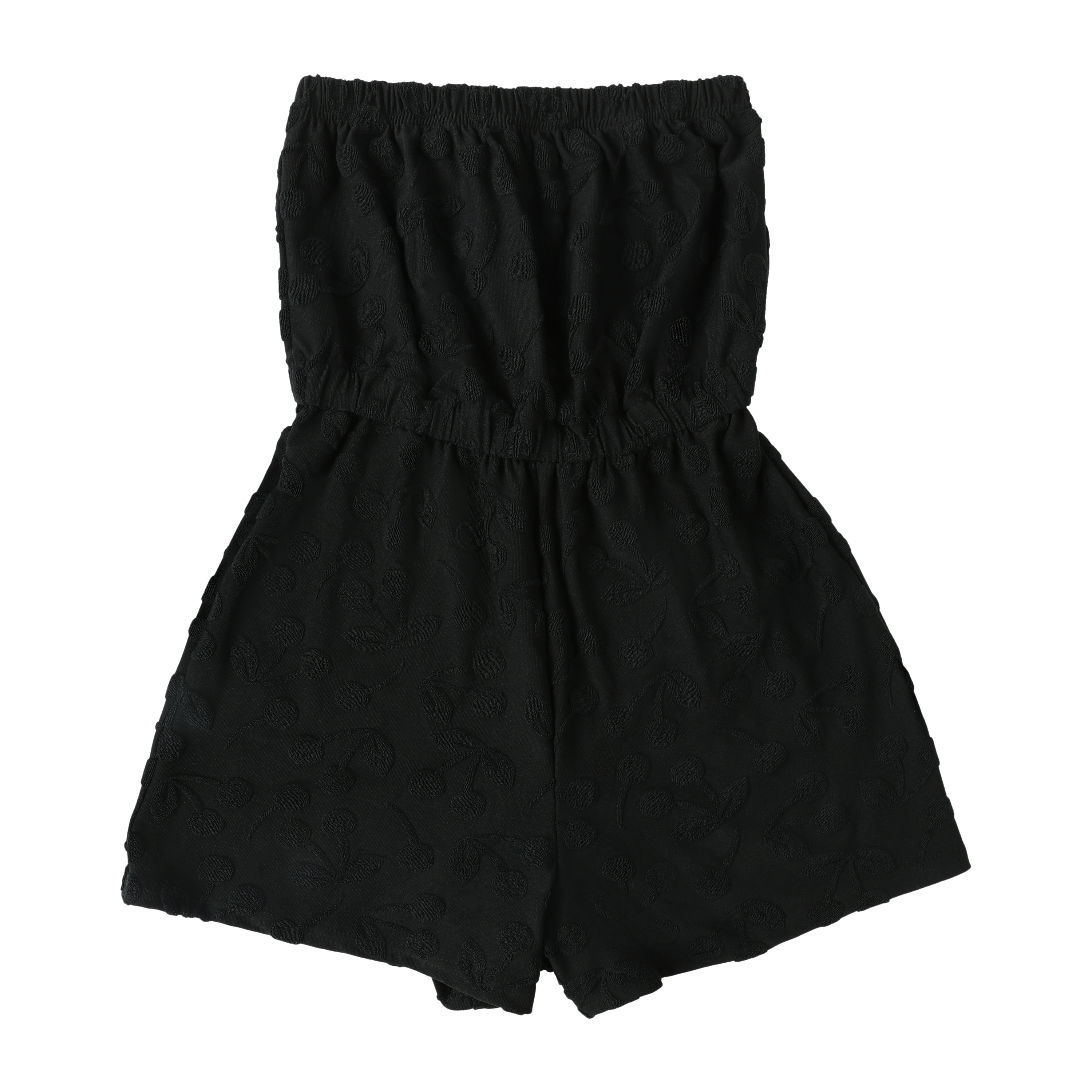 Juniors Embossed Terry Romper