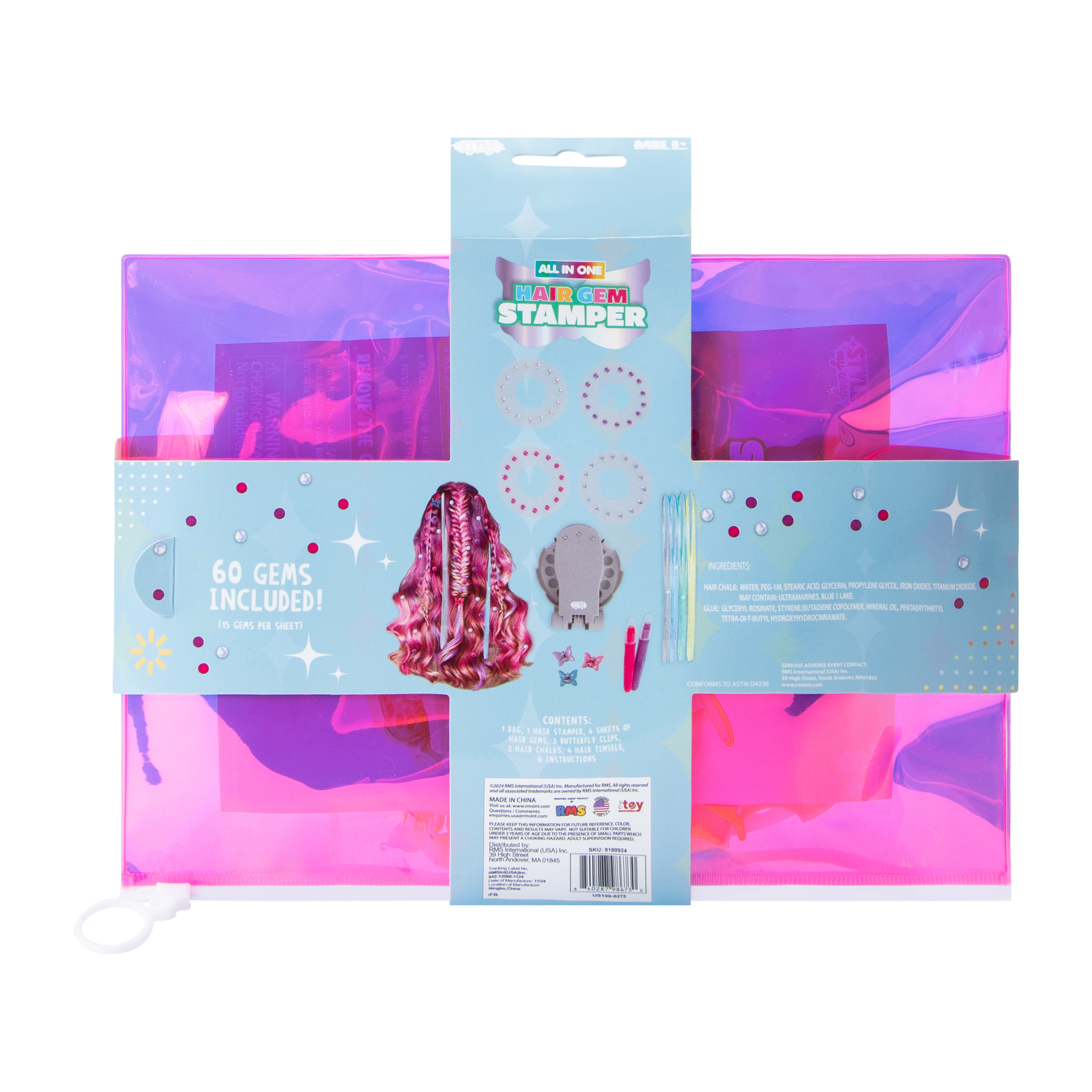 All In One Hair Gem Stamper Set