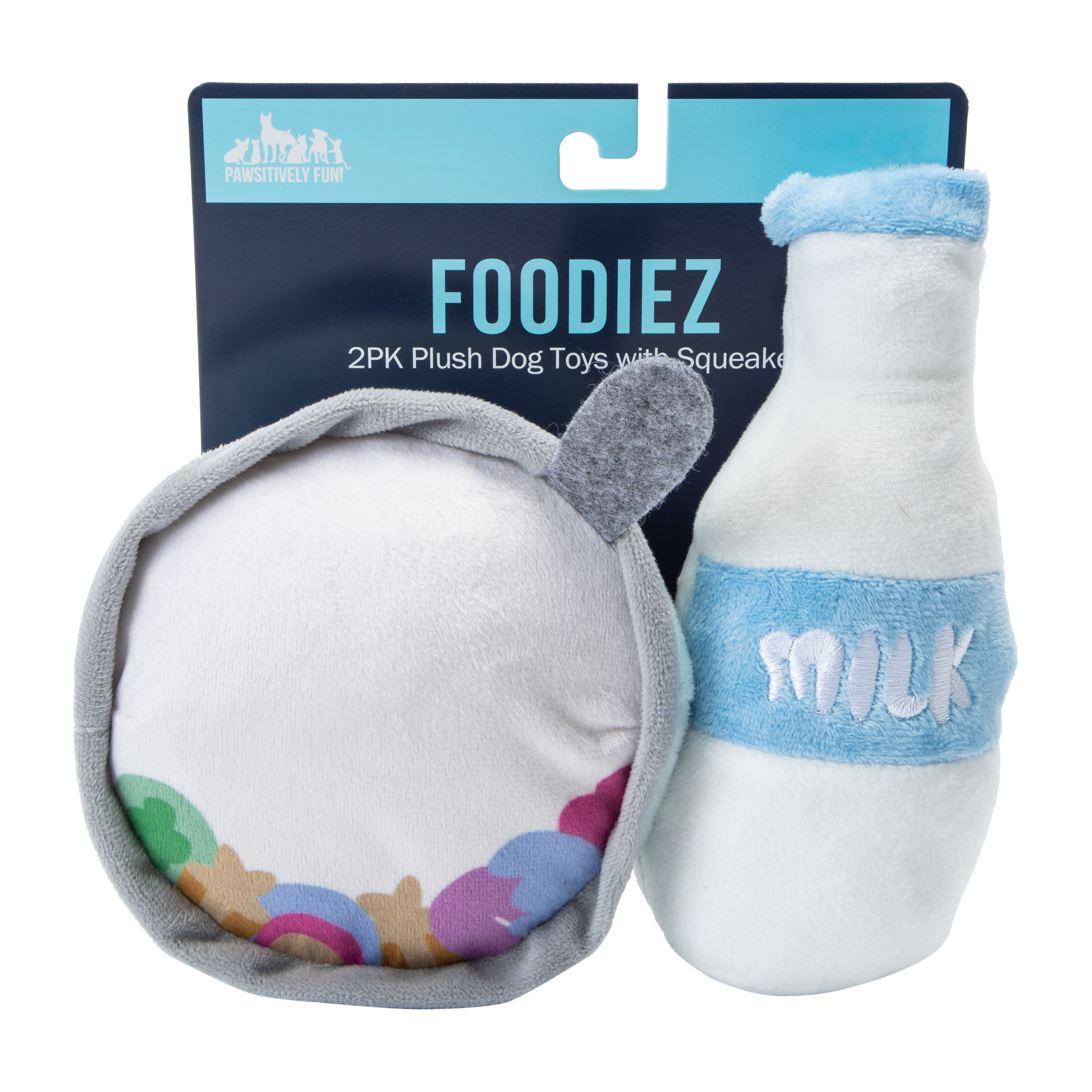 Foodiez Pet Dog Squeaker Toys 2-Pack