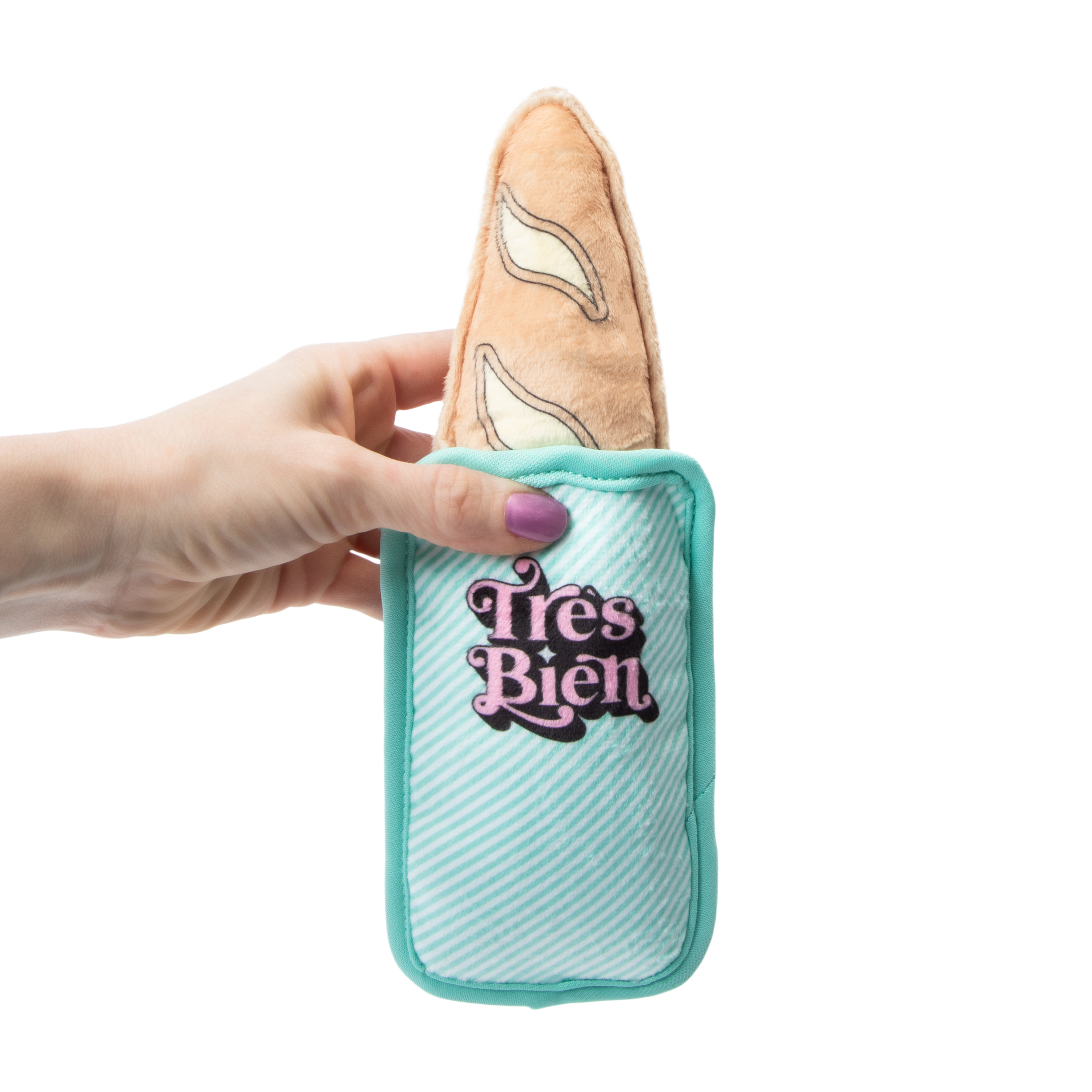 Netflix Emily In Paris Nesting Baguette Pet Squeak Toy