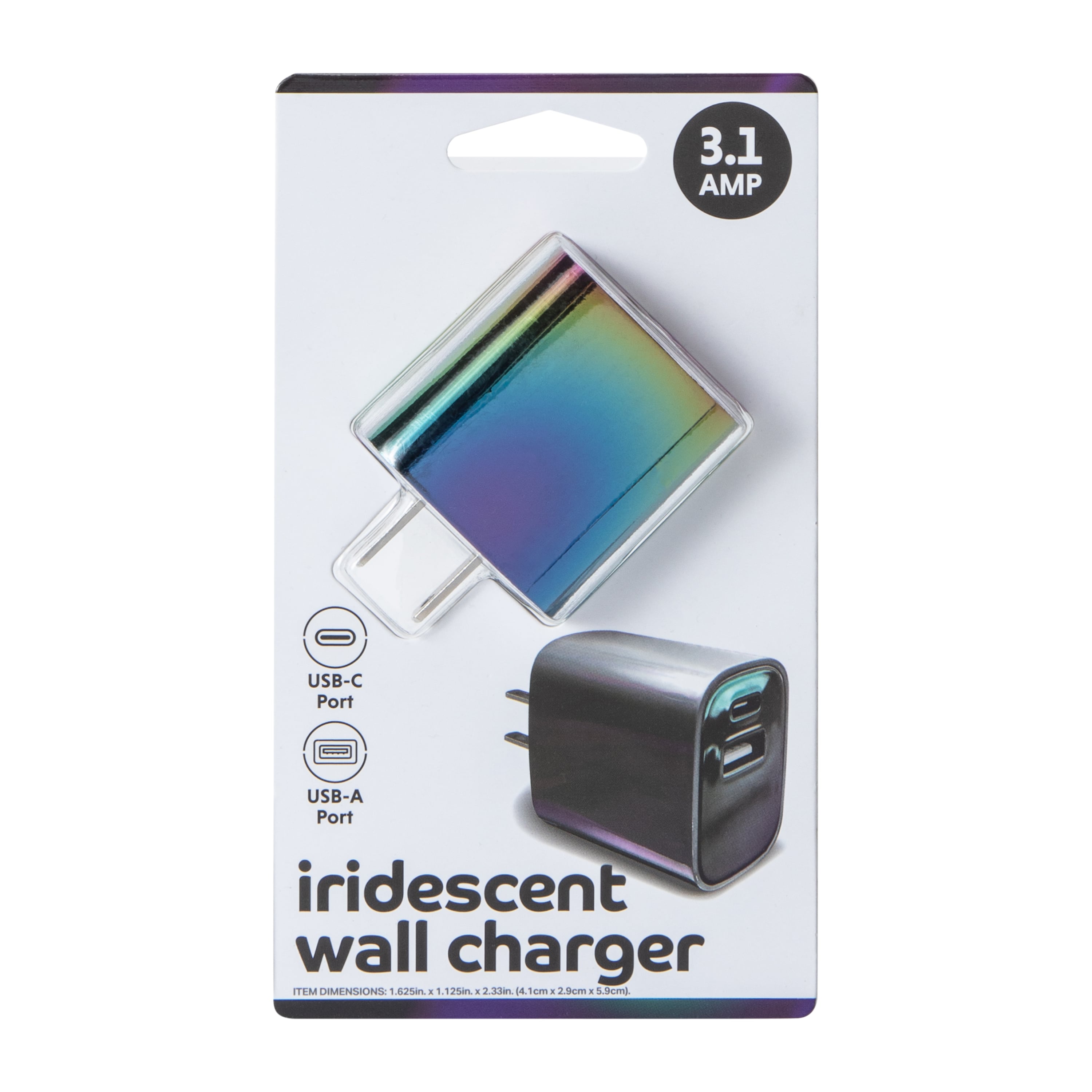 Cargador de Pared Arcoiris Carga Rapida 3.1A 2