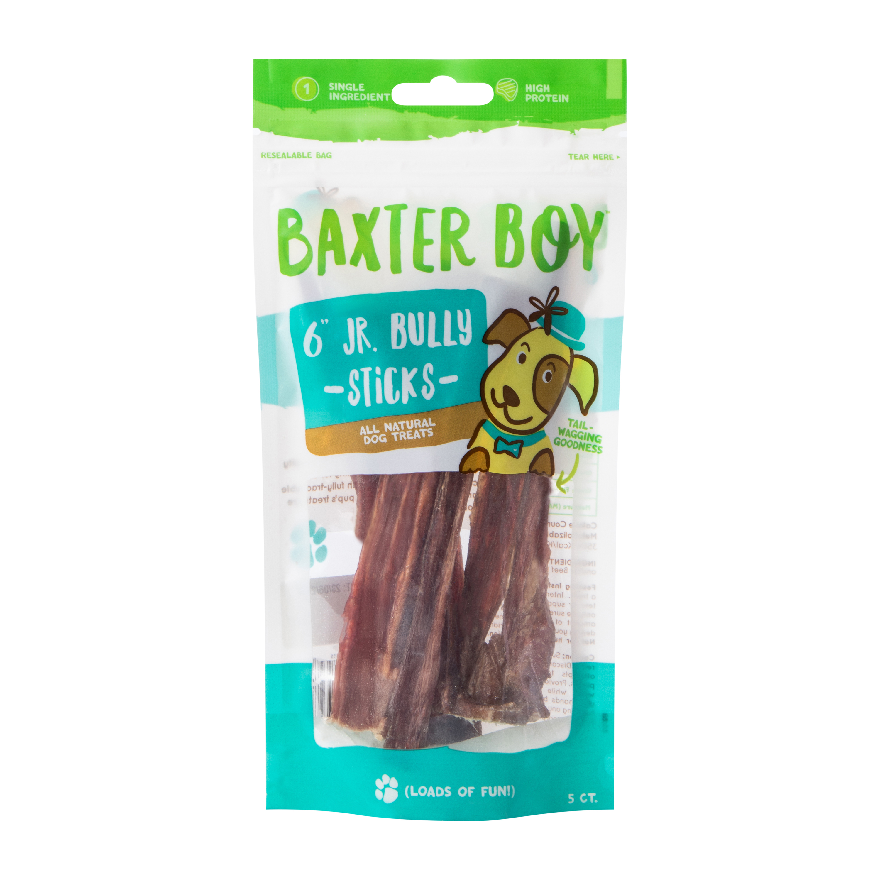 Baxter Boy™ Jr. Bully Sticks 5-Pack