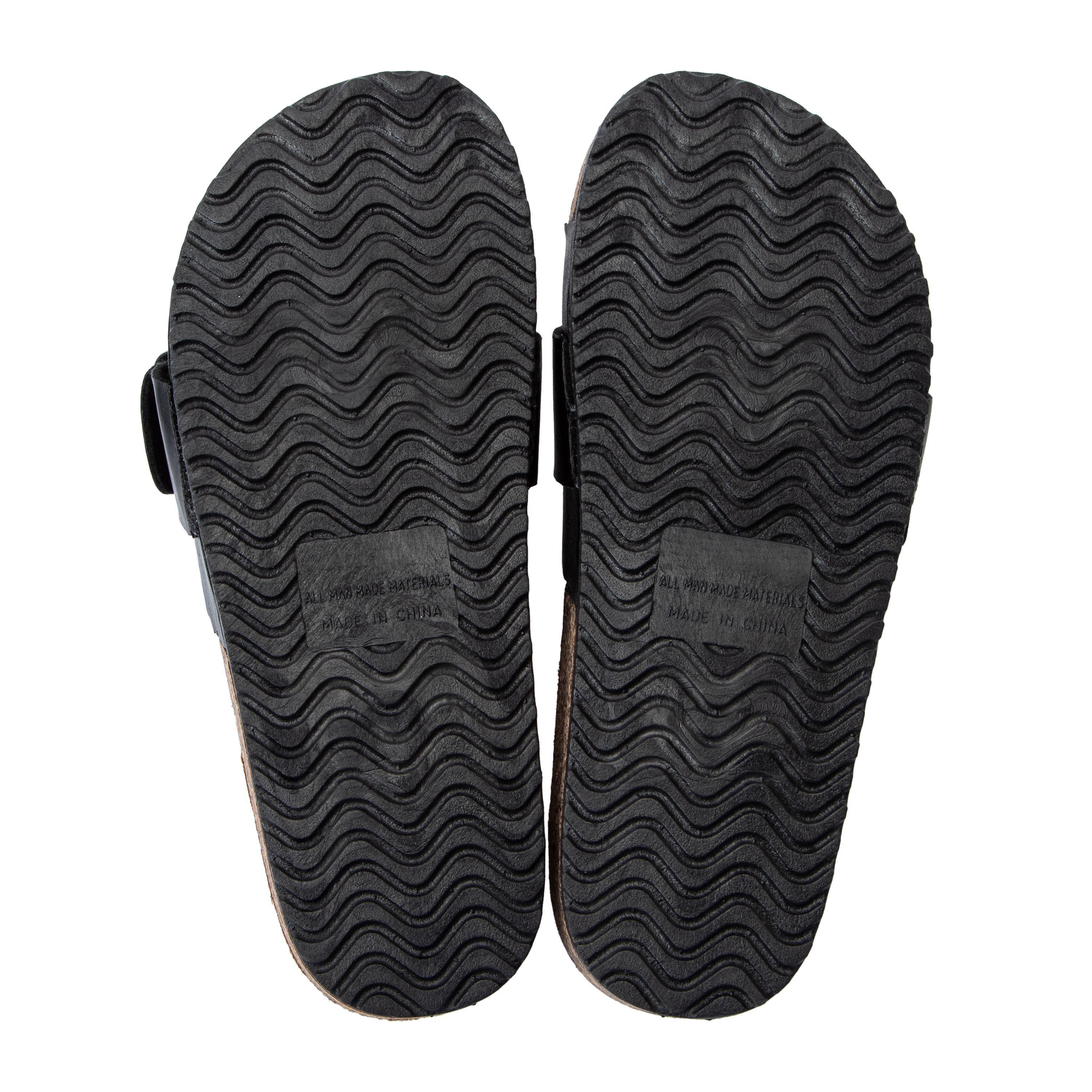Juniors Sole Mates Black Buckle Sandals