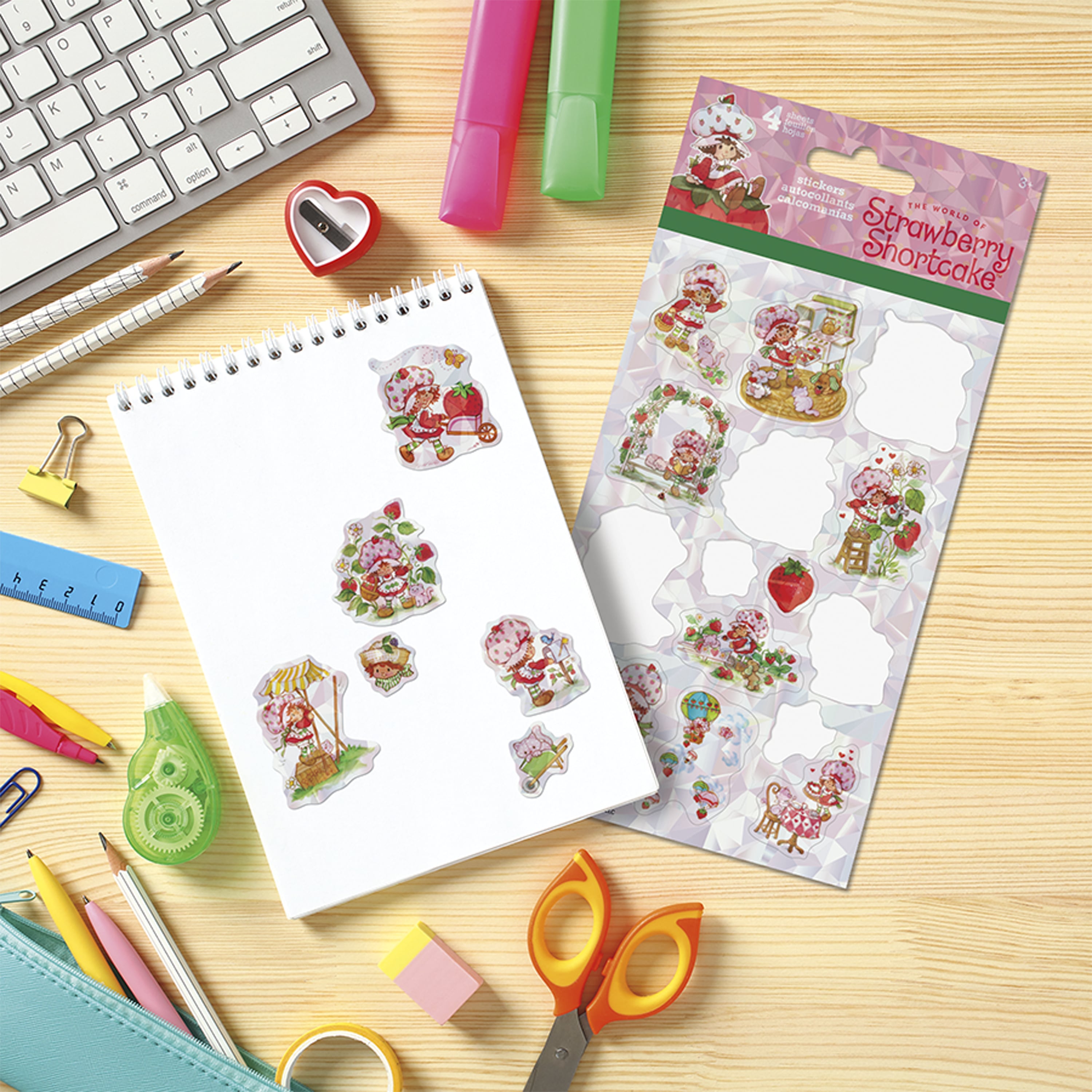 Licensed Stickers 4-Sheets