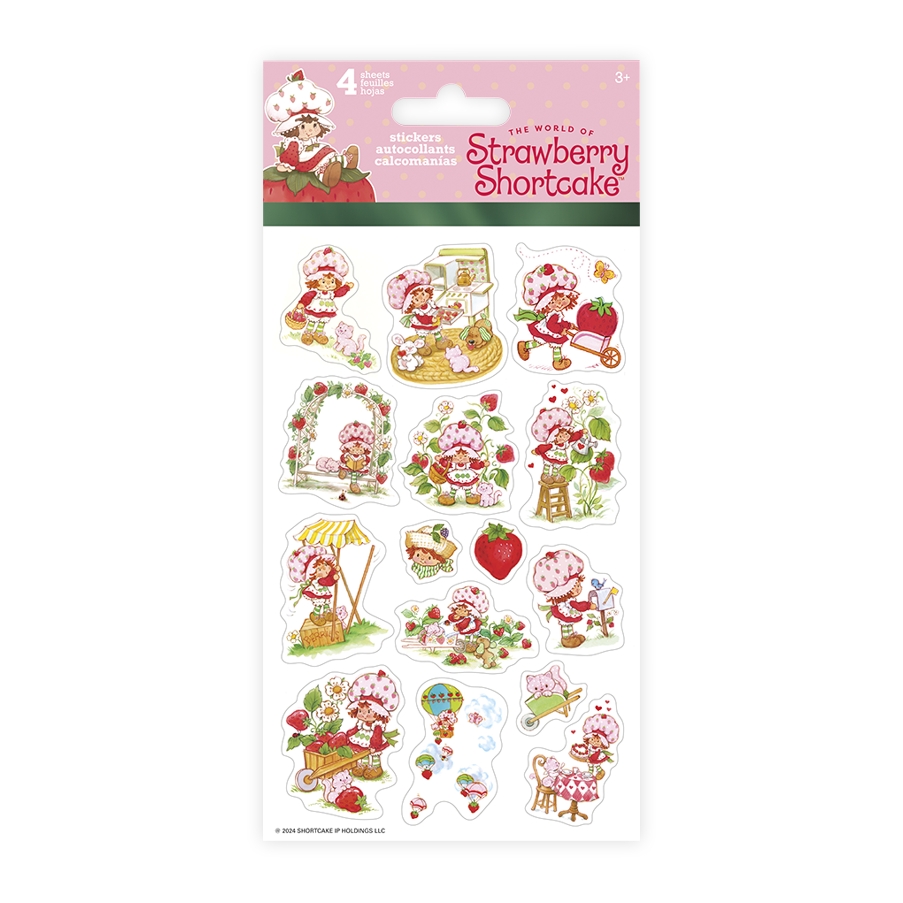 Licensed Stickers 4-Sheets