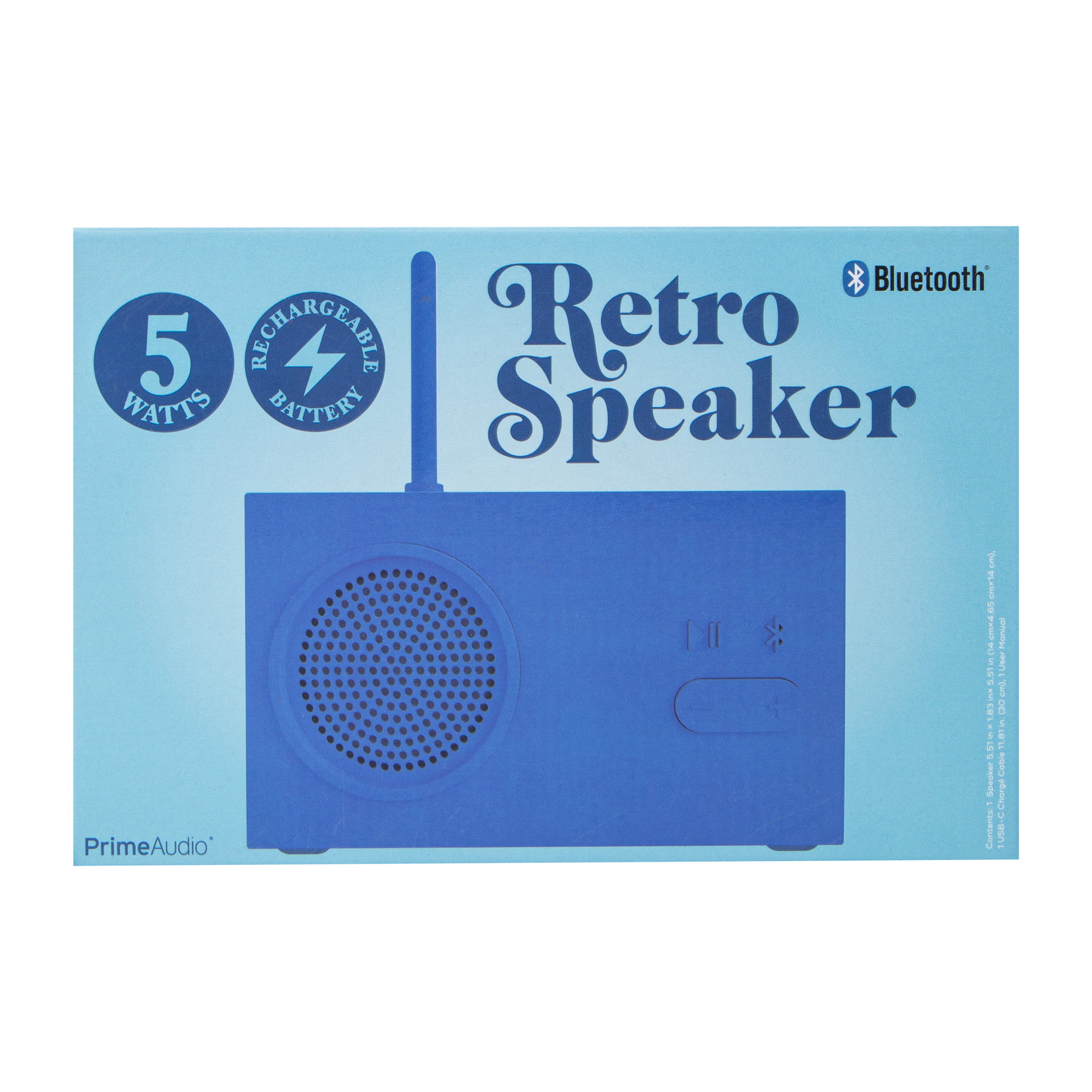 Retro Bluetooth® Speaker 5W