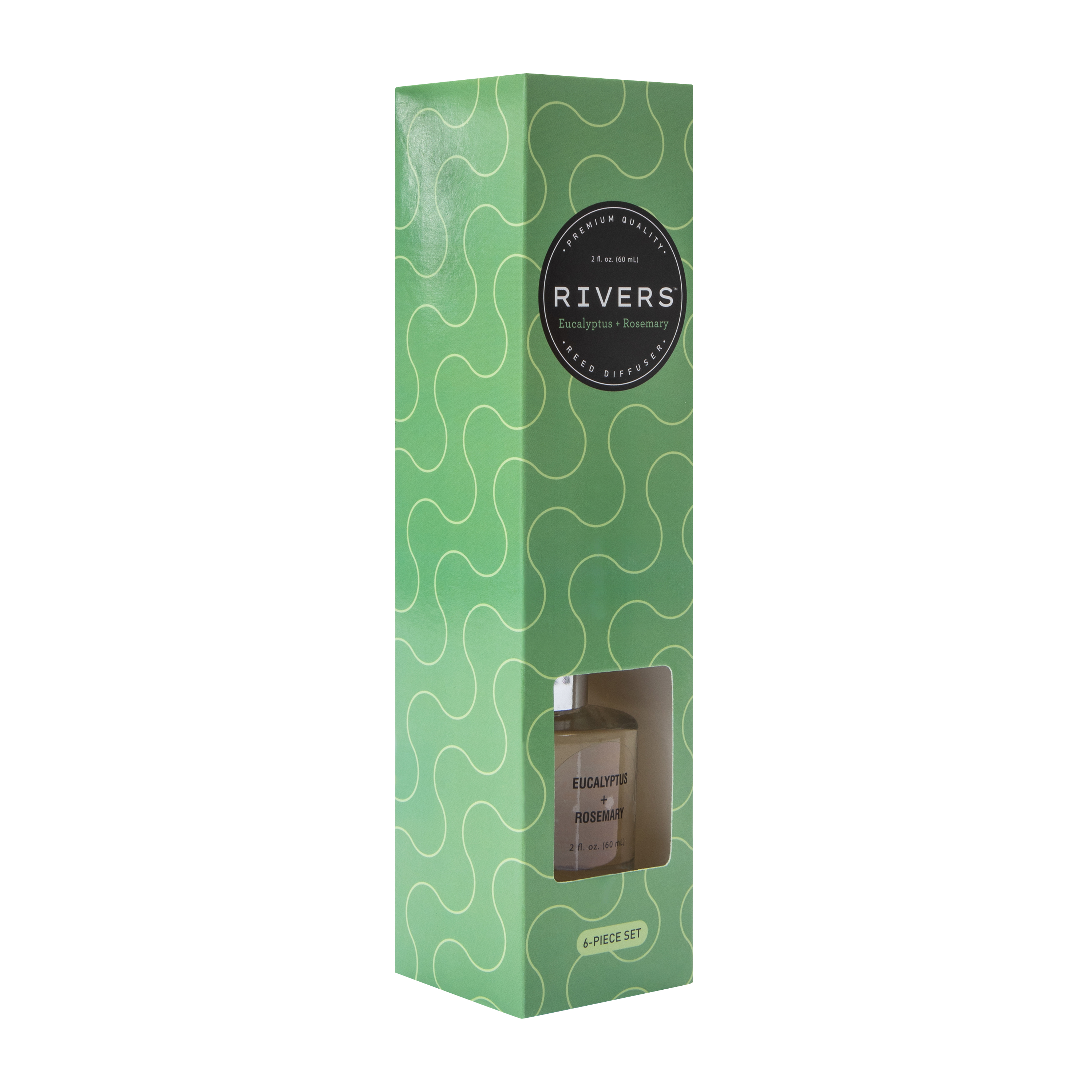 Rivers™ Premium Quality Reed Diffuser 6-Piece Set 2oz