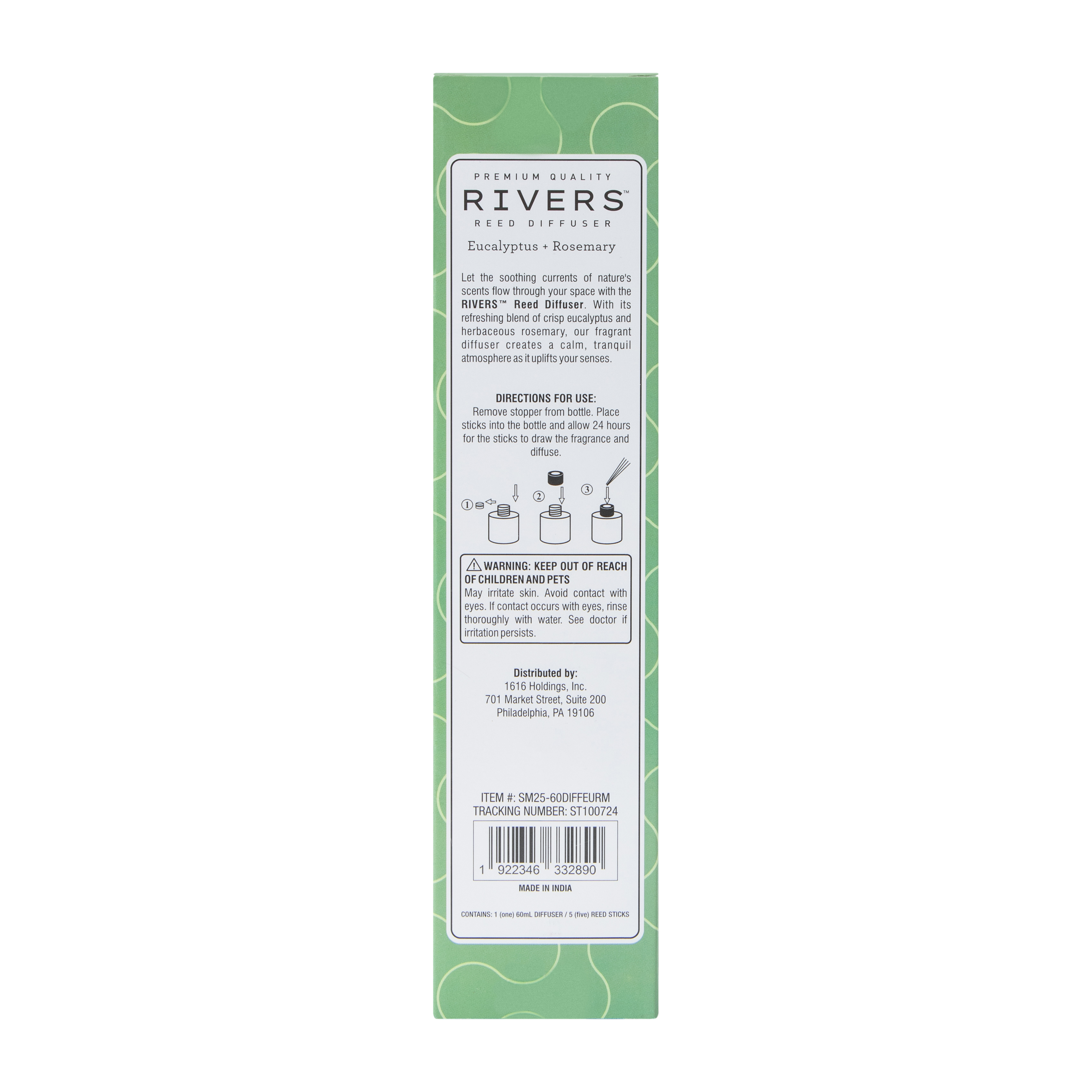 Rivers™ Premium Quality Reed Diffuser 6-Piece Set 2oz