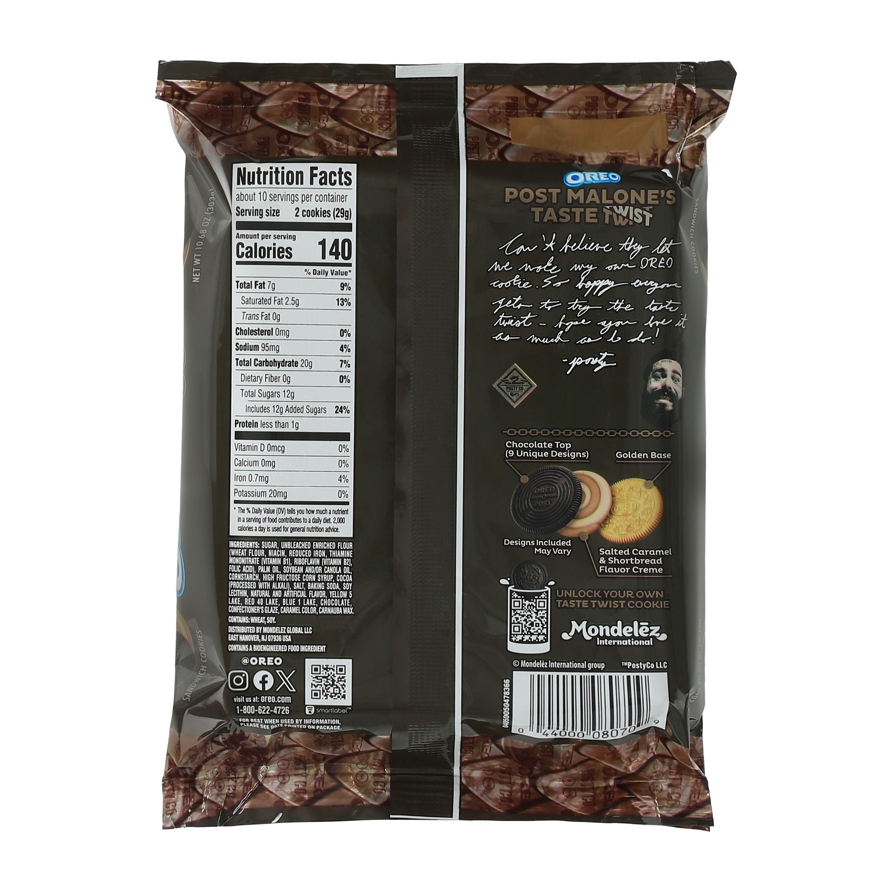 Oreo Post Malone Sandwich Cookies 10.68oz