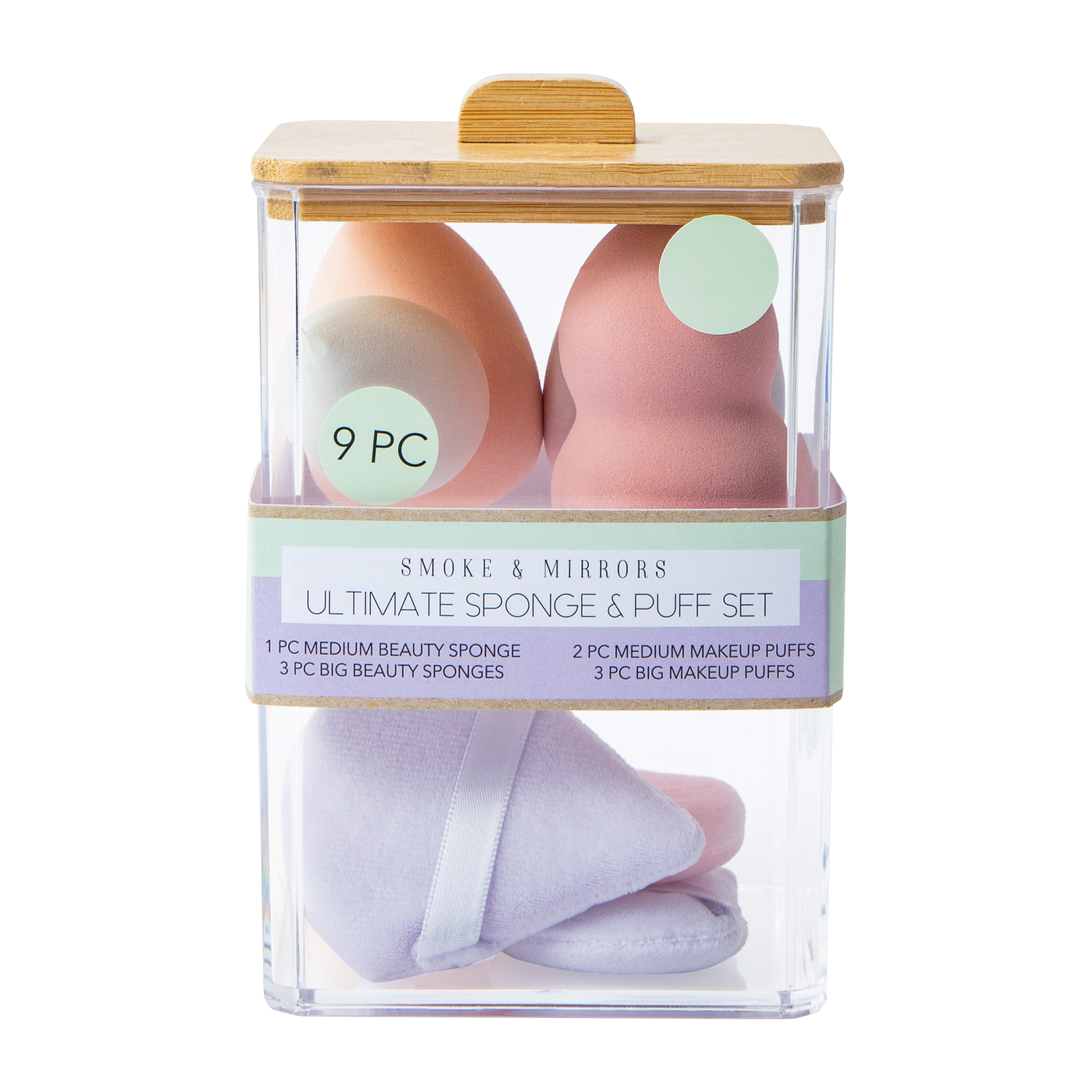 Smoke & Mirrors Ultimate Sponge & Puff Set 9-Pcs