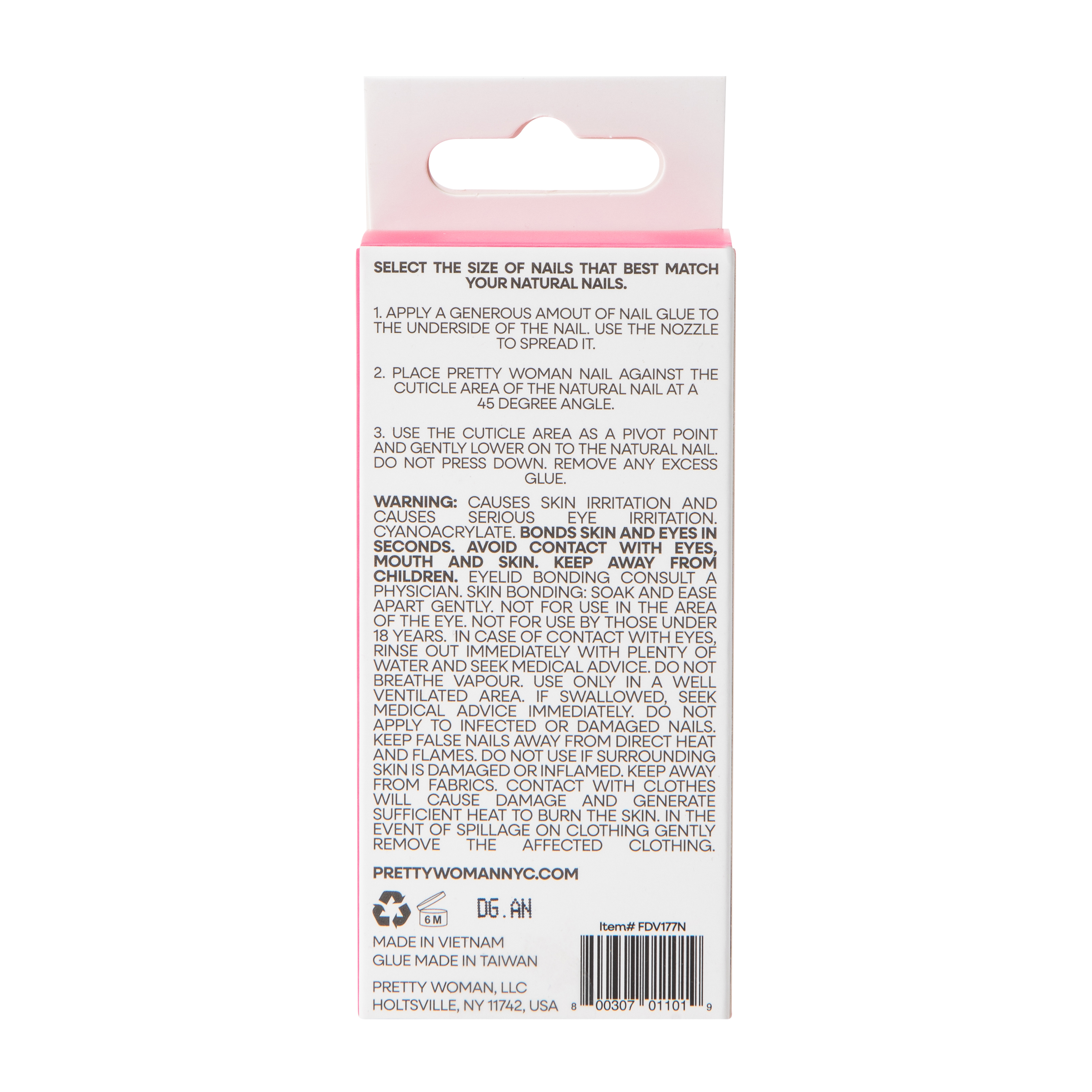 Pretty Woman French Nails Set