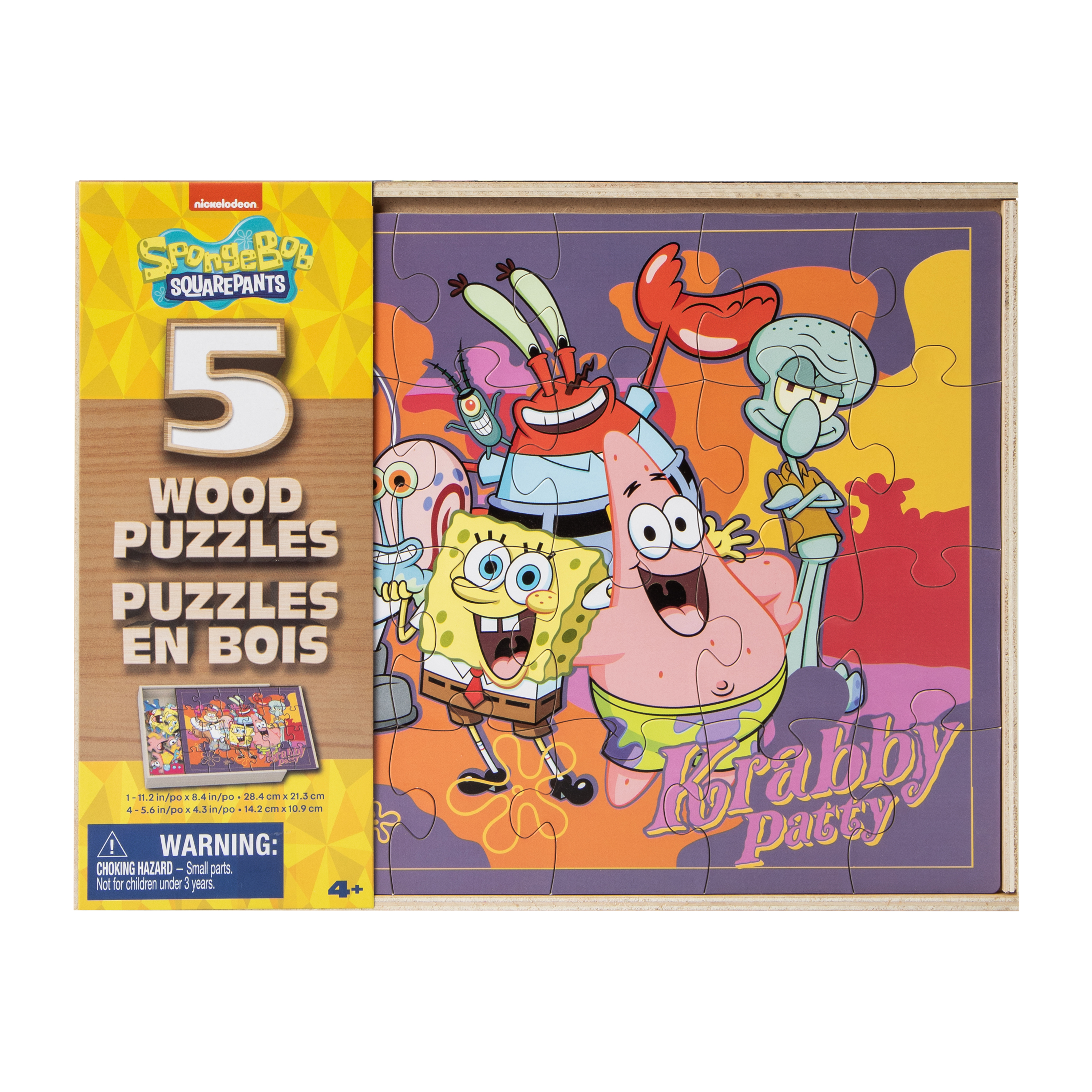 SpongeBob SquarePants™ Wood Puzzles 5-Pack