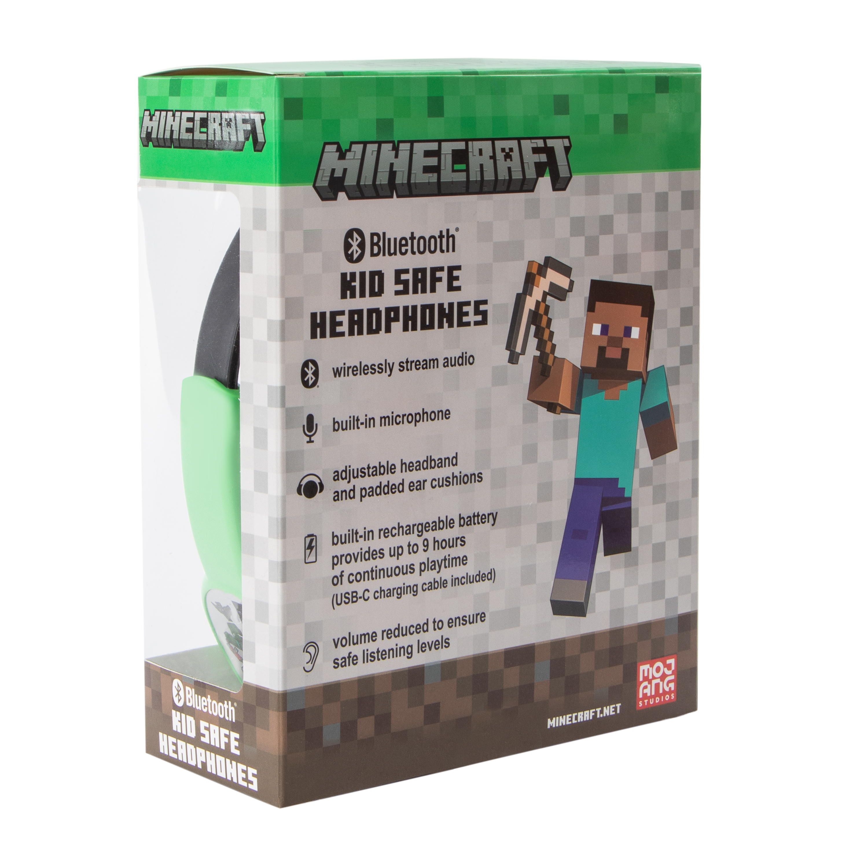 Minecraft Bluetooth® Kid Safe Headphones