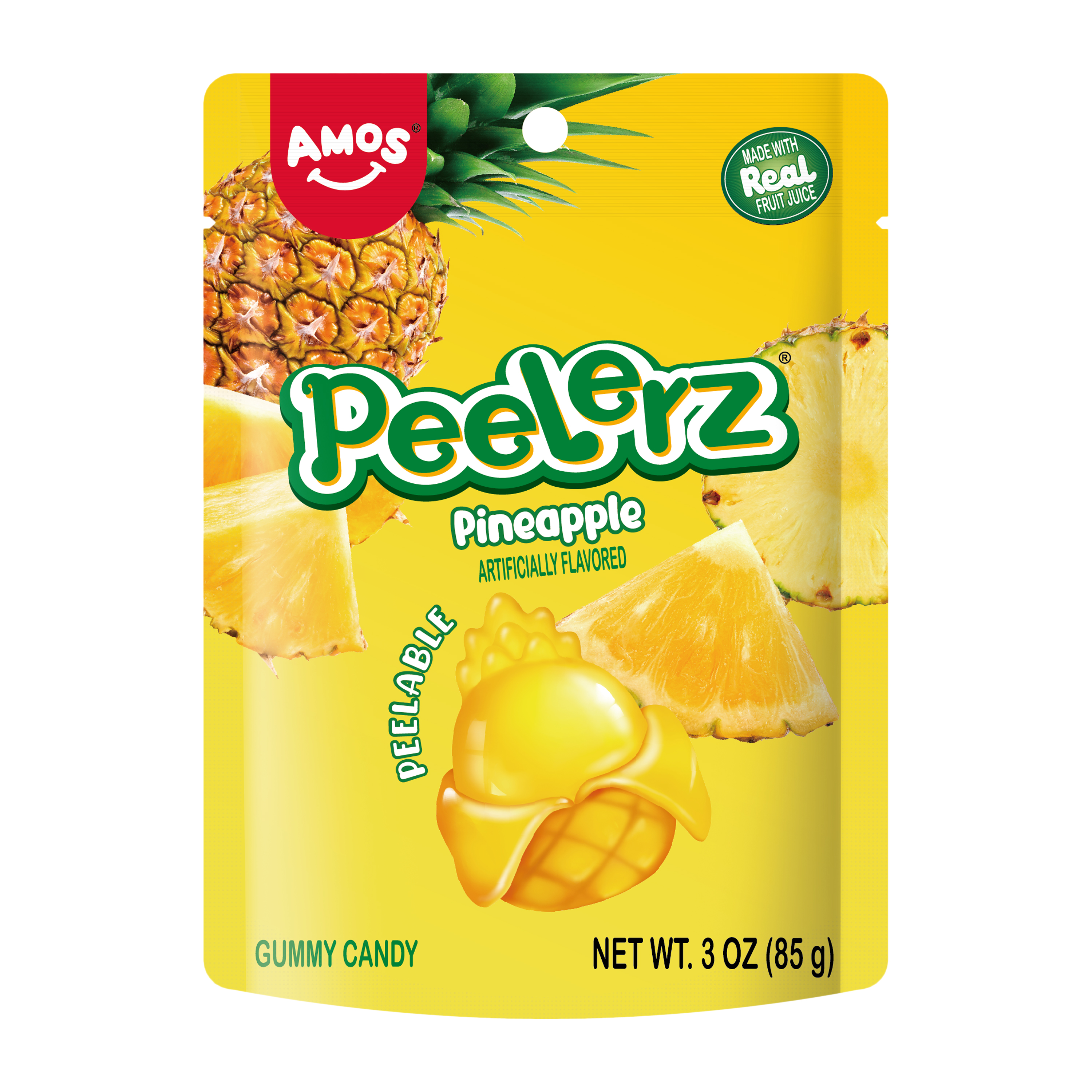 Peelerz® Pineapple Peelable Gummy Candy 3oz