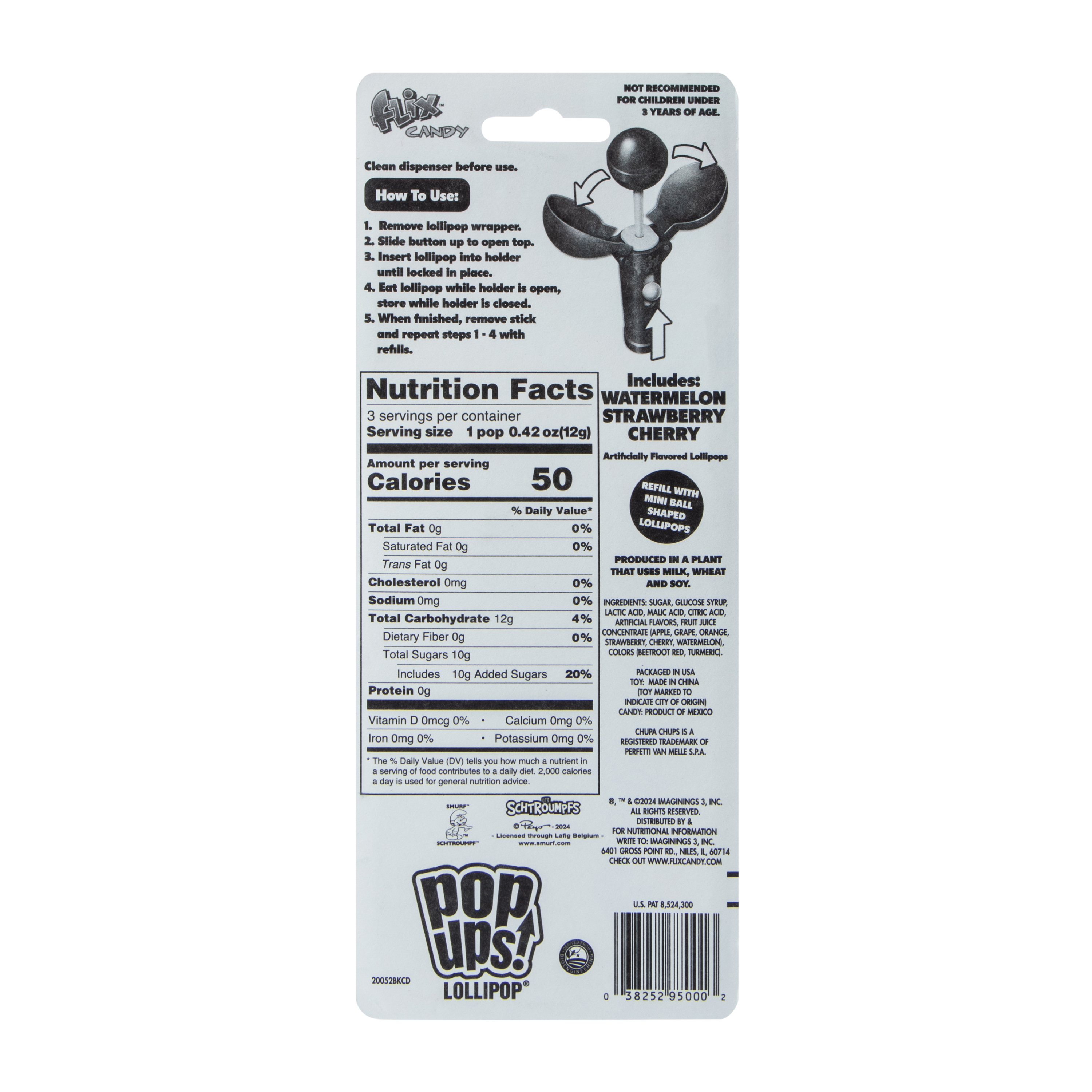 Smurfs™ Pop Ups!® Flix Candy 1.26oz