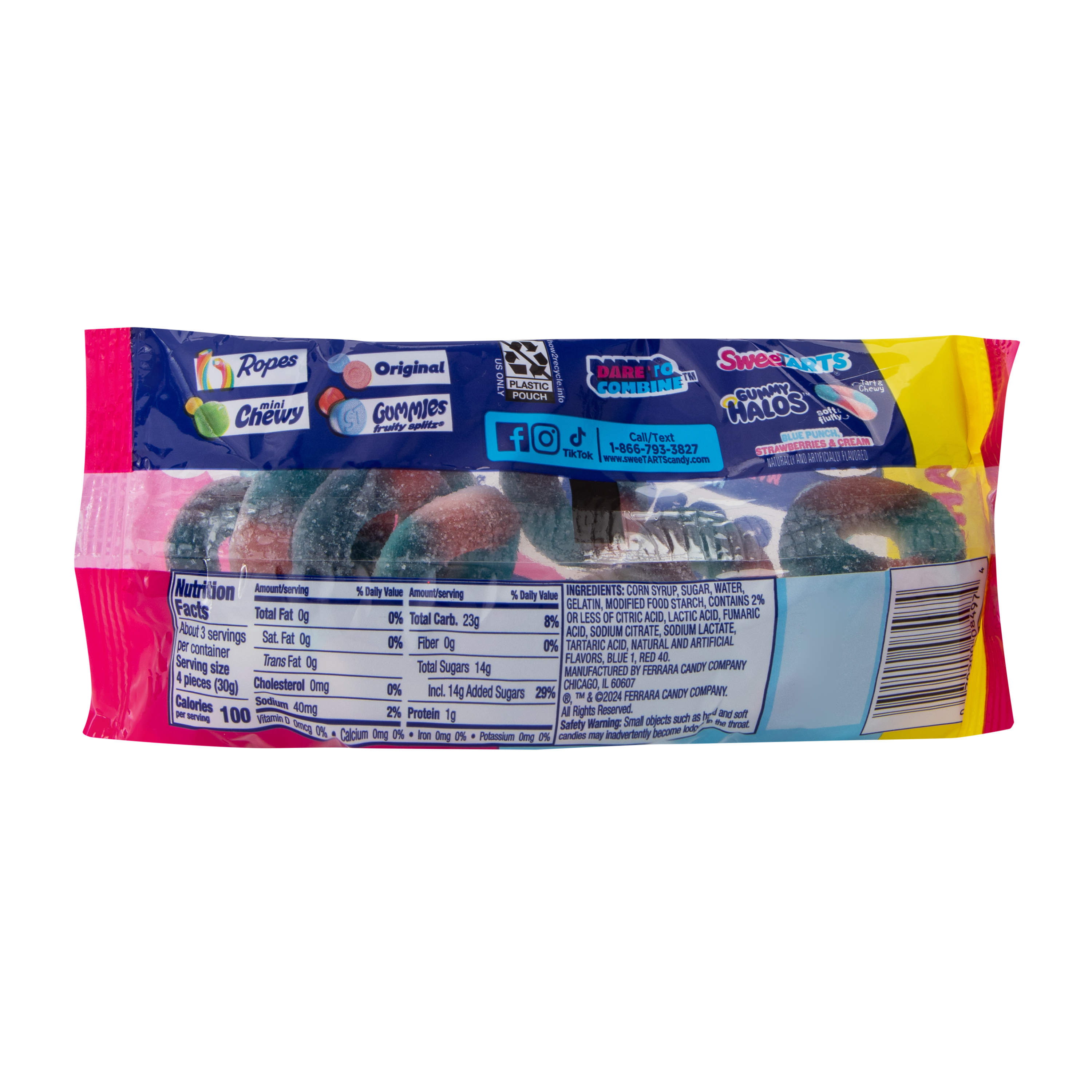 Sweetarts® Gummy Halos Candy Share Pack 3.5oz
